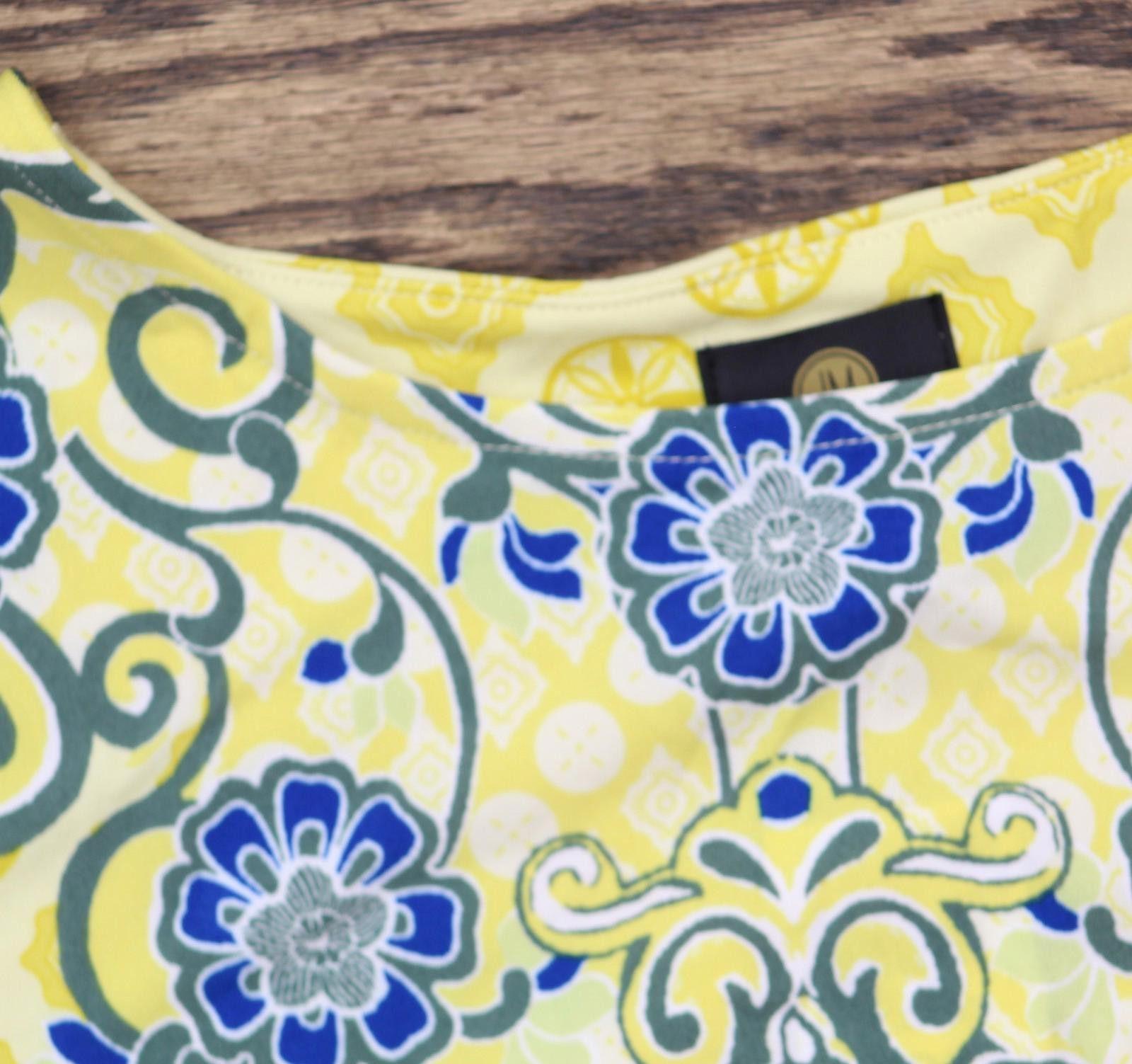 Other Nwt Jm Collection Knit Blouse Top Primrose Yellow / Multi L Size L / US 10 / IT 46 - 6 Thumbnail