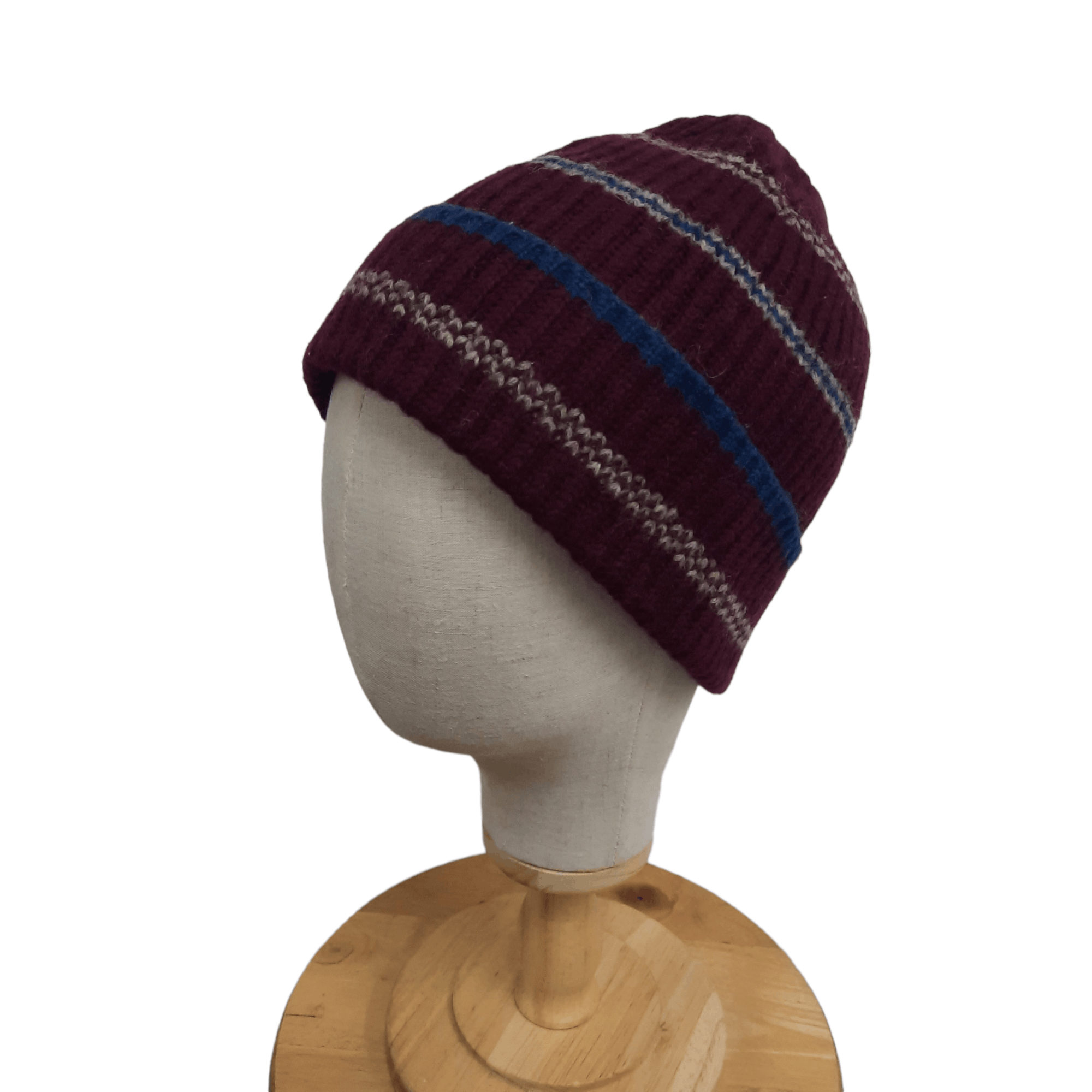 Japanese Brand 🔥Eastboy stripes knitted beanie hat Size ONE SIZE - 1 Thumbnail