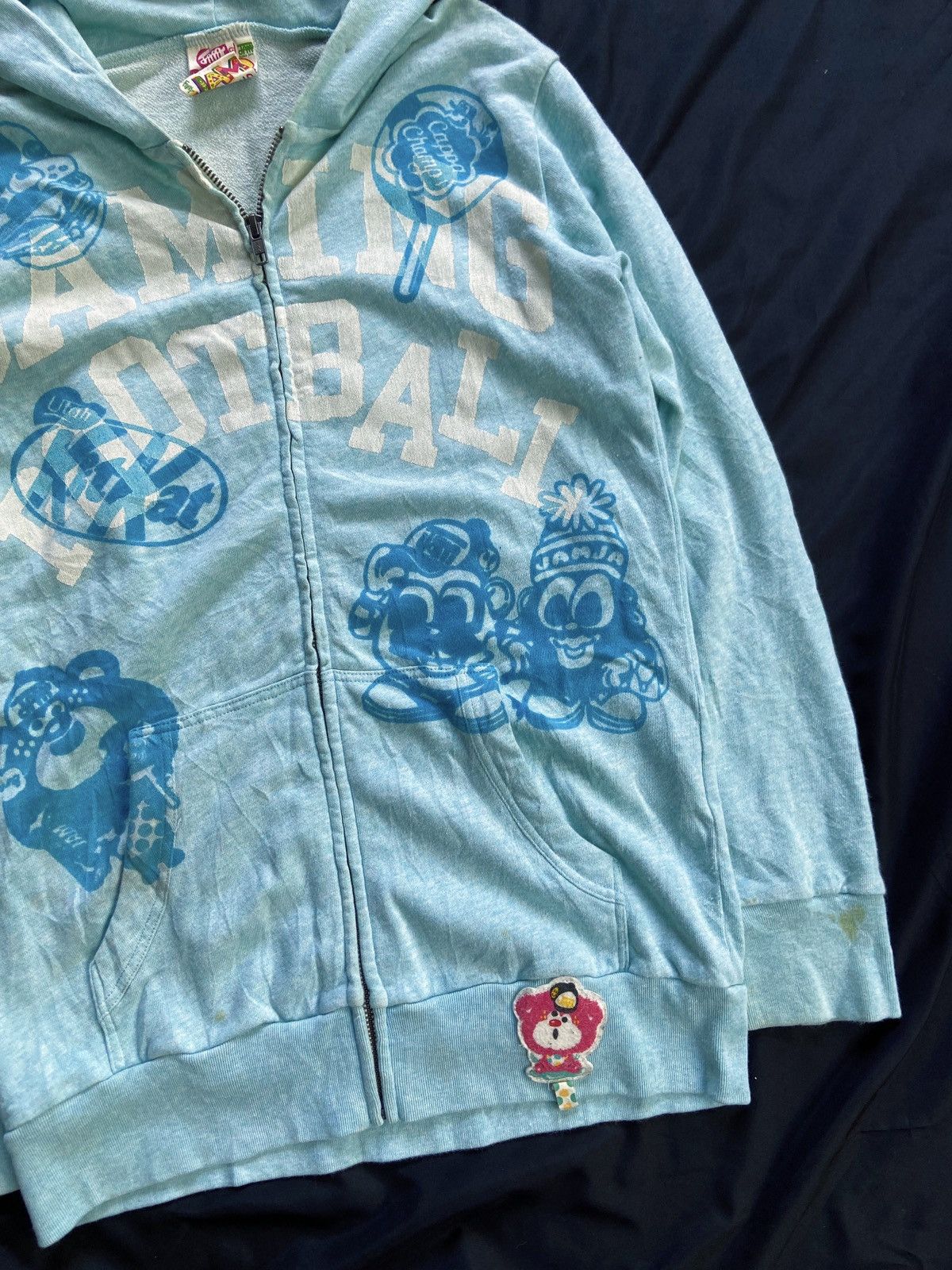 20471120 JAMMING FOOTBALL PAINTING 387 ZIP HOODIE Size US S / EU 44-46 / 1 - 5 Thumbnail