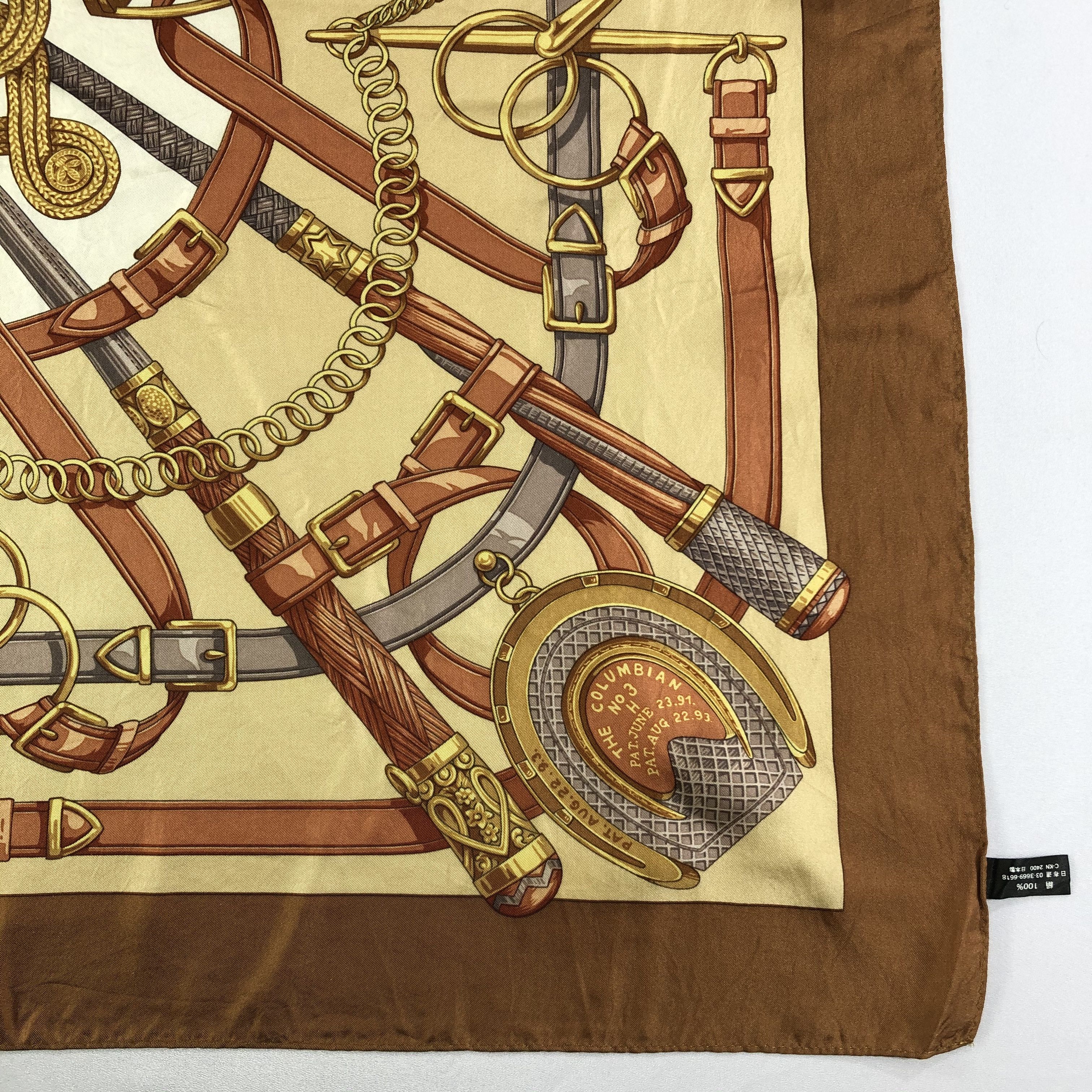 Vintage Vintage Silk Scarf Size ONE SIZE - 3 Thumbnail