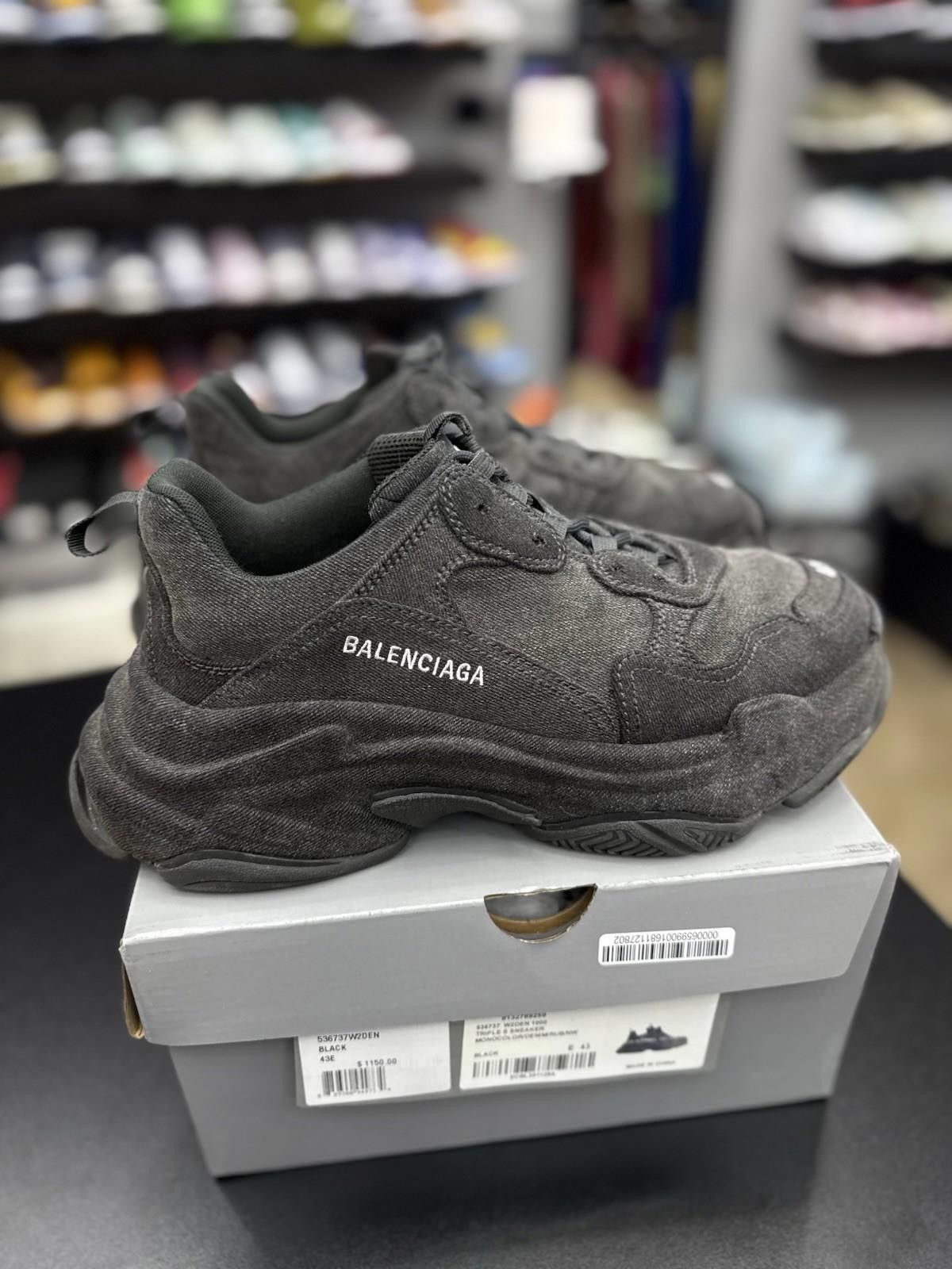 Balenciaga Balenciaga Triple S Denim Size 10US/43EU $1150 Retail Size US 10 / EU 43 - 4 Thumbnail