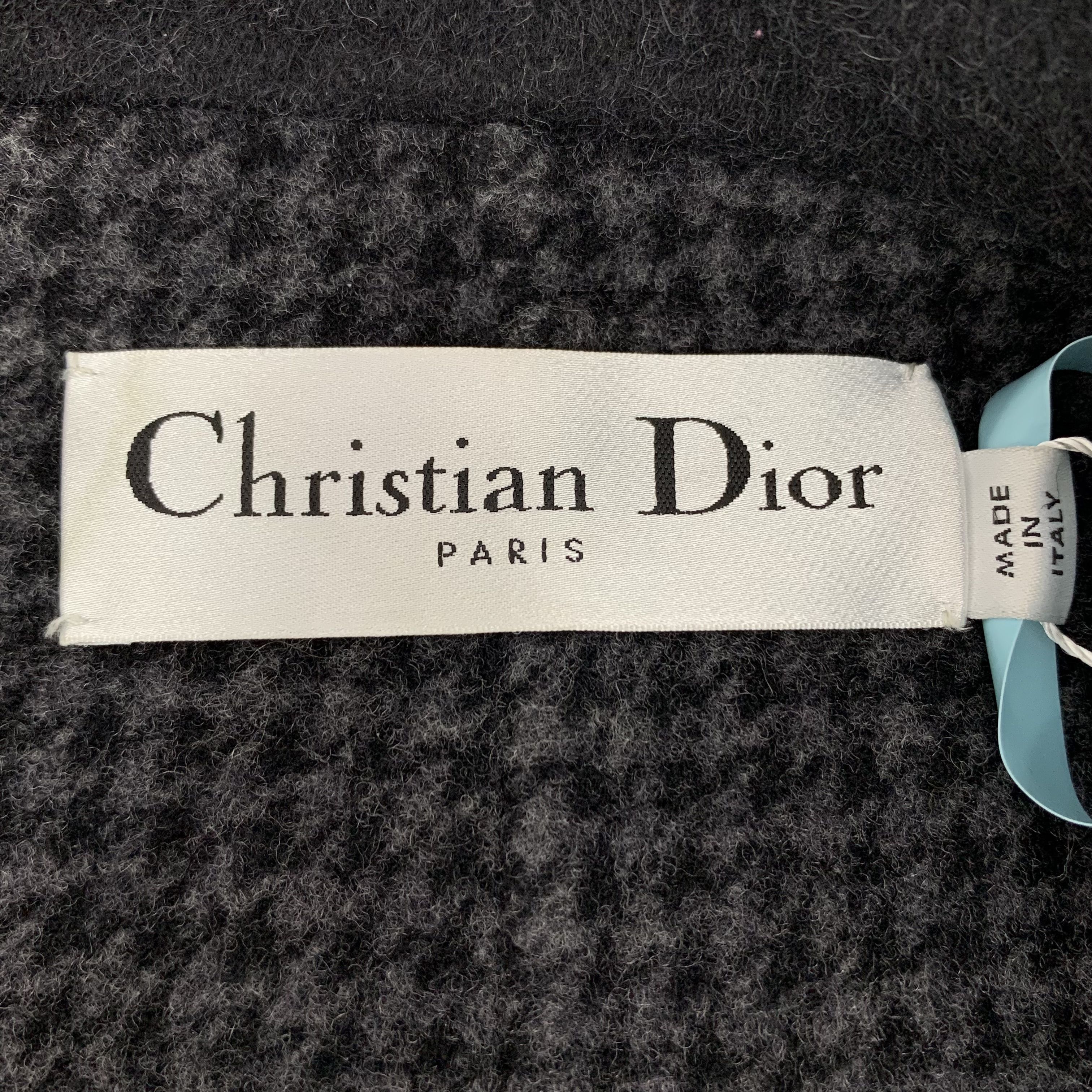 Dior Dior Houndstooth Wool Belted Coat (Size 44) Size US S / EU 44-46 / 1 - 4 Thumbnail