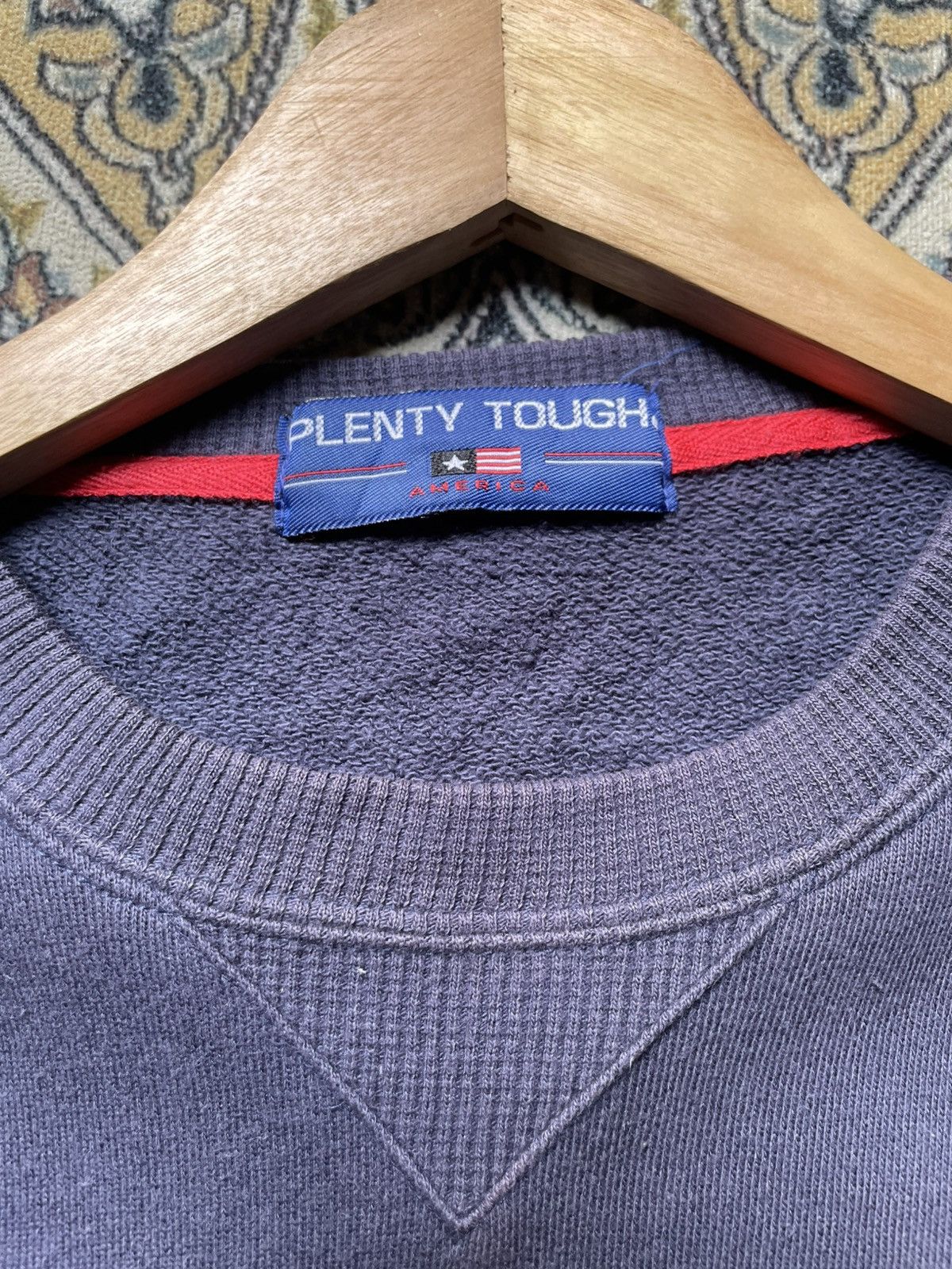 Other Vintage x Plenty Tough x Crewneck x Sweatshirt Size US L / EU 52-54 / 3 - 3 Thumbnail