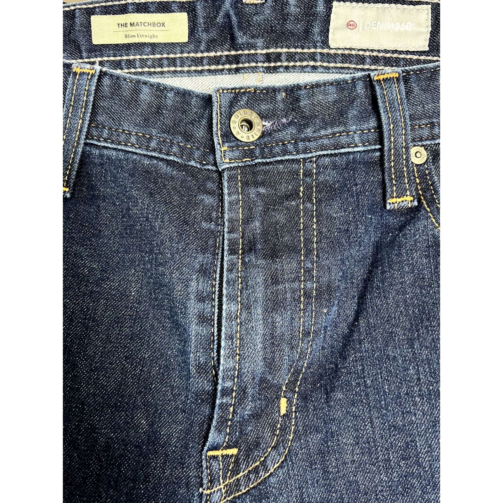 AG Adriano Goldschmied AG Denim Adriano Goldschmied Men's 36x34 The Matchbox Jeans Size US 36 / EU 52 - 3 Thumbnail