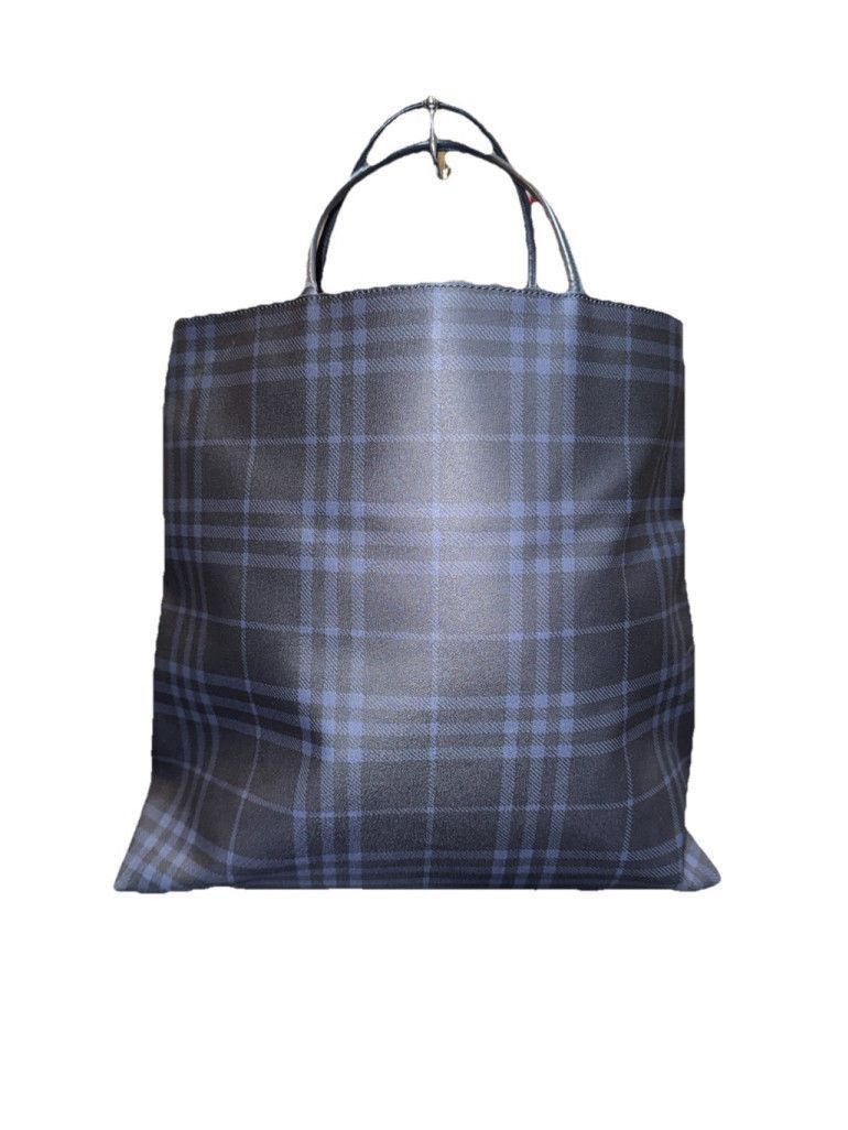 Burberry Burberry London Navy, Charcoal Nova Check Tote Size ONE SIZE - 3 Thumbnail