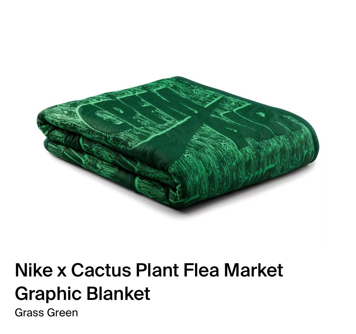 Nike x Cactus Plant Flea Market CPFM Blanket Green