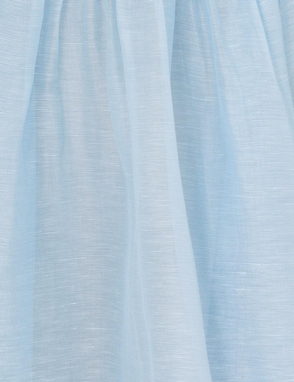 Zimmermann oc11z0226 Illuminate V Neck Midi Dress In Mint Blue Size S / US 4 / IT 40 - 6 Thumbnail
