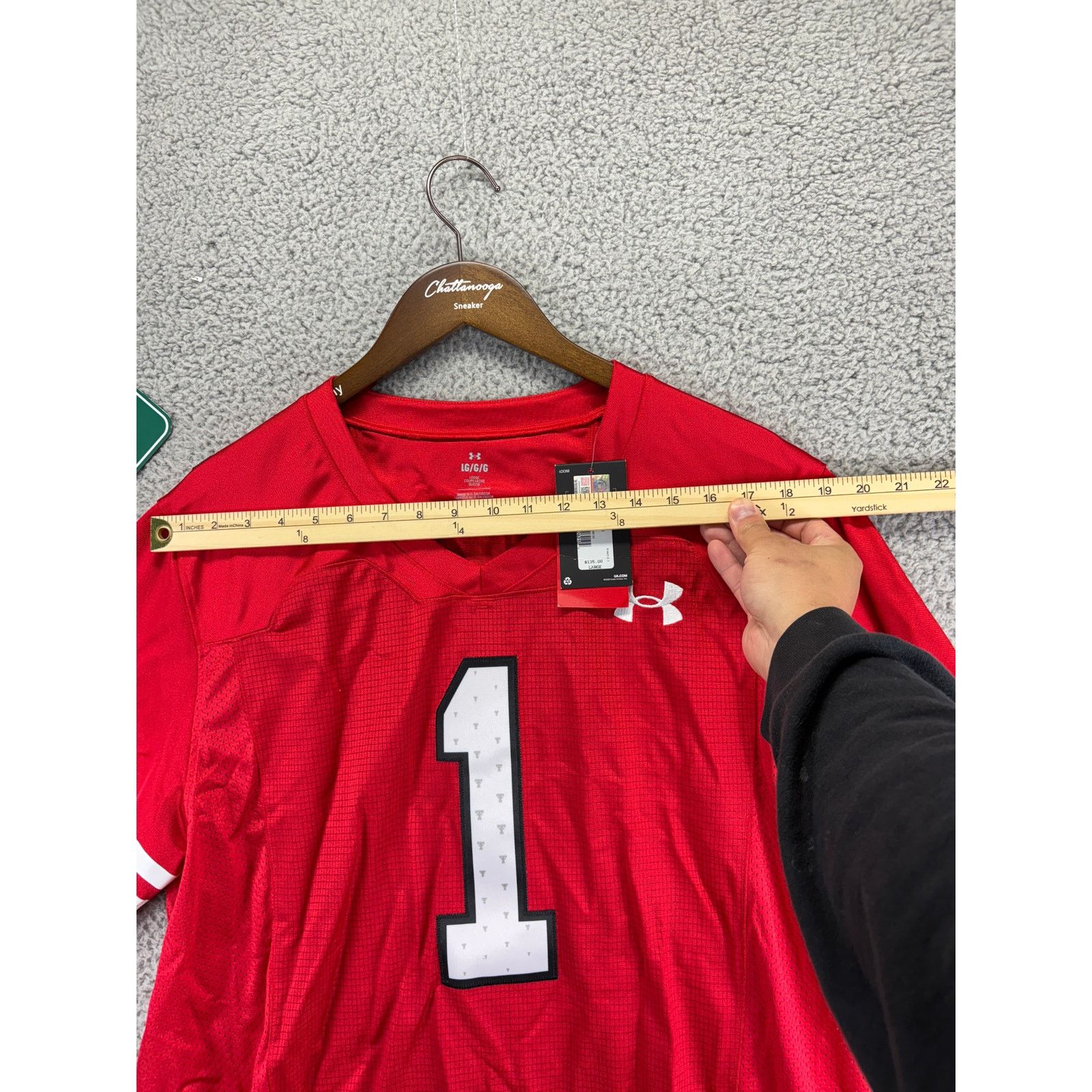 Under Armour Under Armour Texas Tech Raiders Football Jersey #1 Men Large Size US L / EU 52-54 / 3 - 4 Thumbnail
