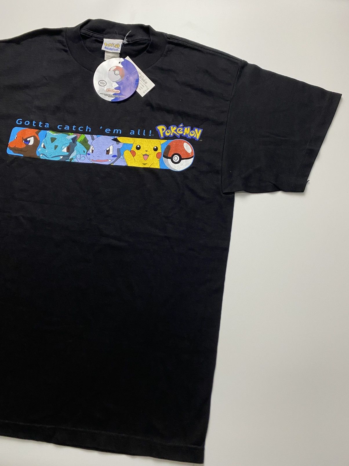 Pokemon Vintage 90s Pokemon Box logo Nintendo Deadstock Size US L / EU 52-54 / 3 - 2 Thumbnail