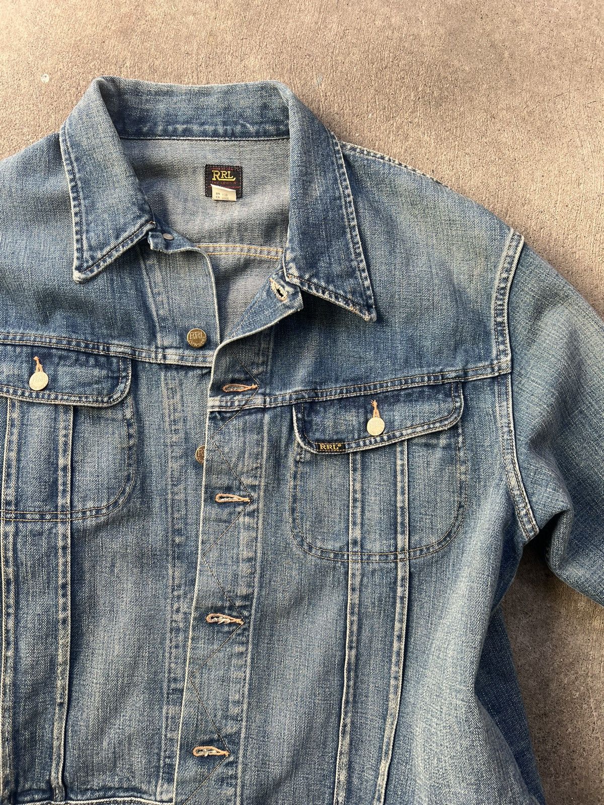 RRL Ralph Lauren RRL Double RL Ralph Lauren Denim Jacket Size US XXL / EU 58 / 5 - 2 Thumbnail