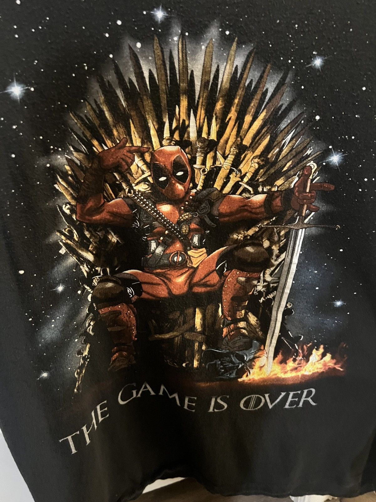 Marvel Comics Deadpool “The Game Is Over” Game of Thrones Parody T-Shirt Size US L / EU 52-54 / 3 - 3 Thumbnail