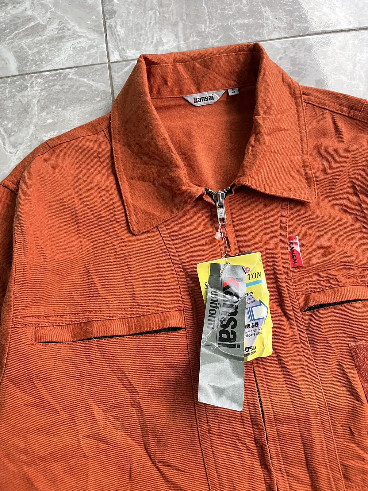 “BNWT” Kansai Cotton Twill Small Logo Jacket