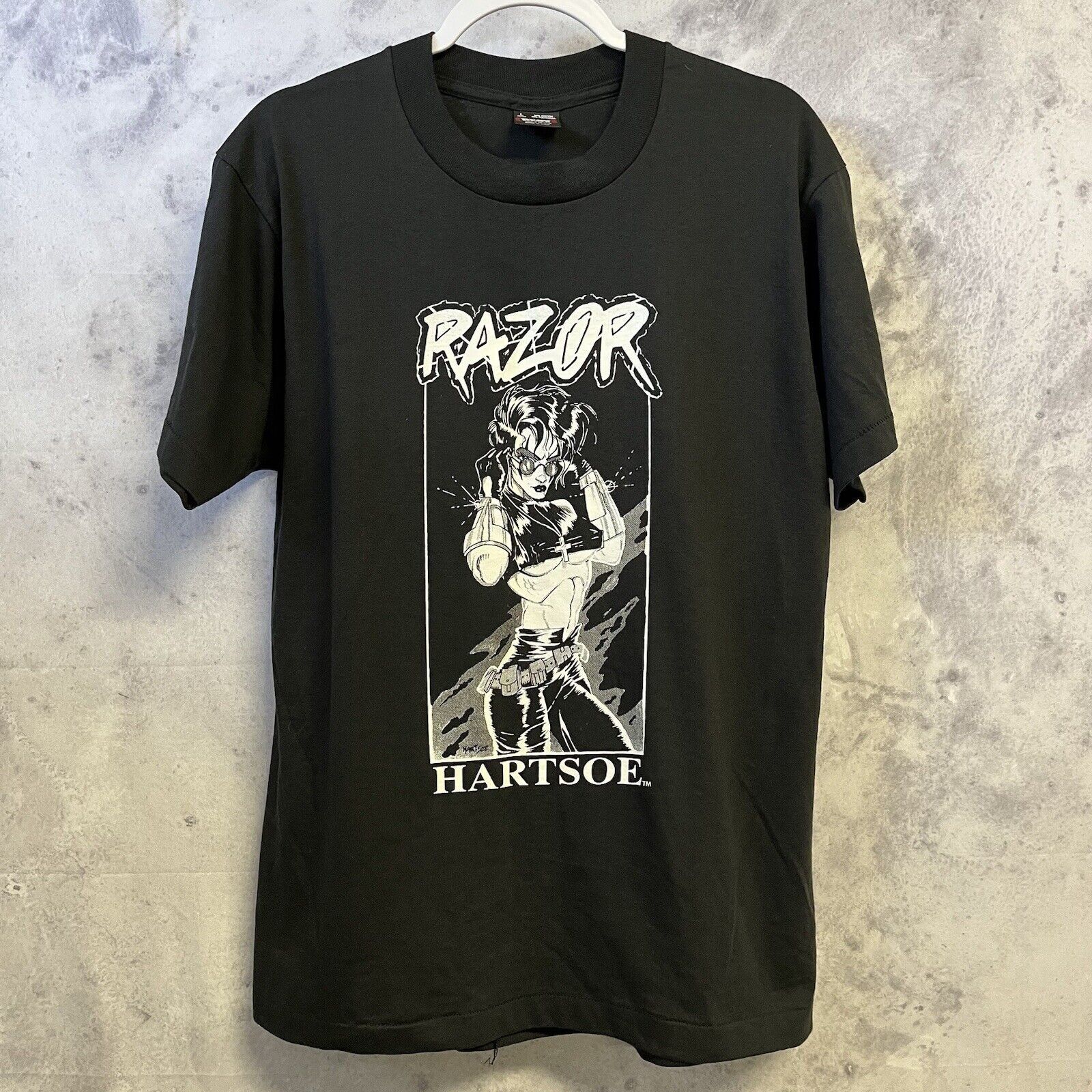 Vintage Vintage Razor Hartsoe T Shirt Mens L Comic Book Character Size US L / EU 52-54 / 3 - 1 Thumbnail