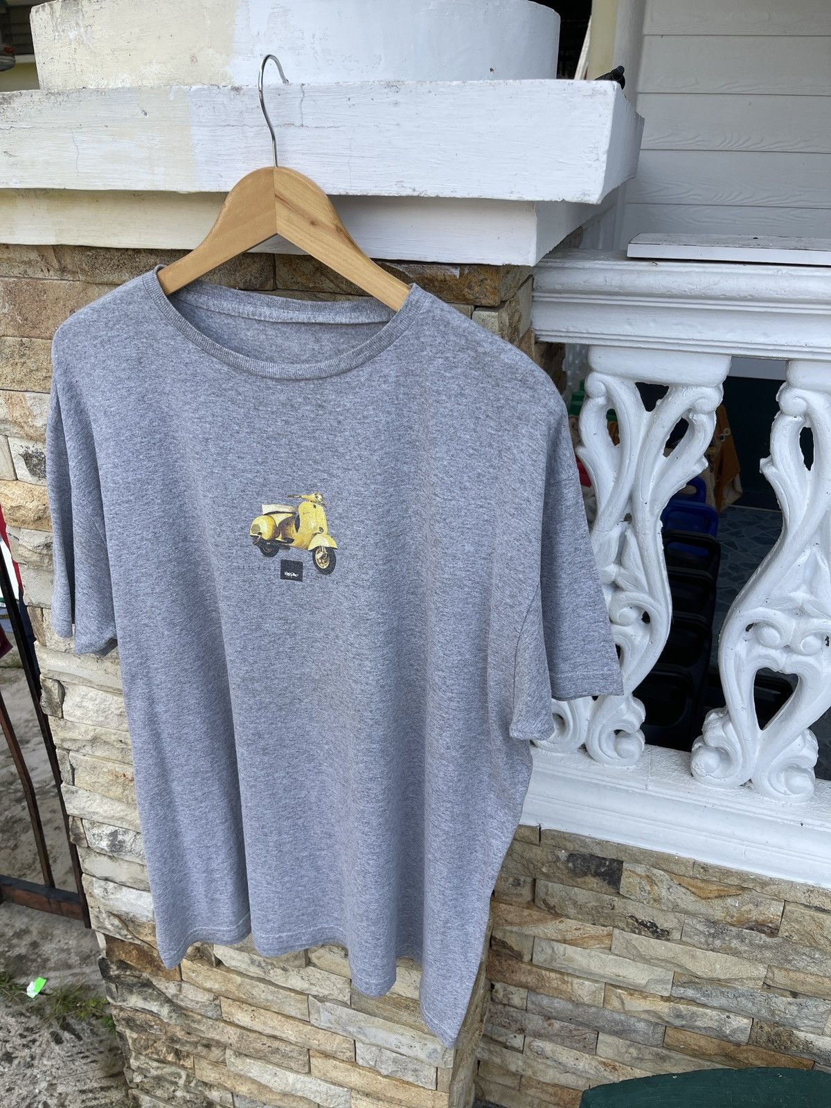 Mossimo × Vintage Last Drop🔥Very Rare🔥Vintage MOSSIMO Vespa Scooter T-Shirt Size US XL / EU 56 / 4 - 4 Thumbnail