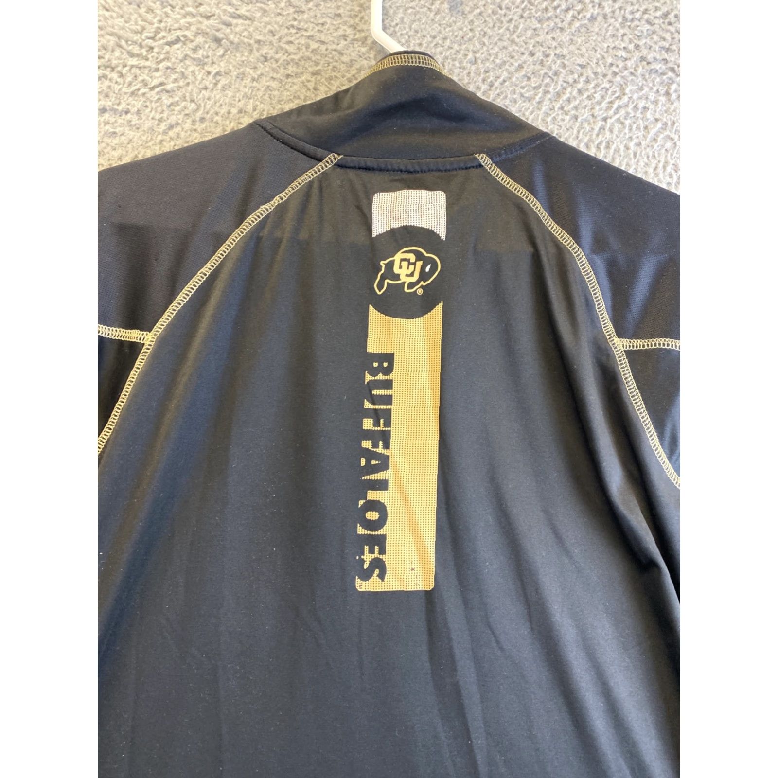 Champion VINTAGE Champion Pullover Shirt Mens M Black CU Buffaloes 1/4 Zip Golf College 90s Mens Size US M / EU 48-50 / 2 - 7 Thumbnail