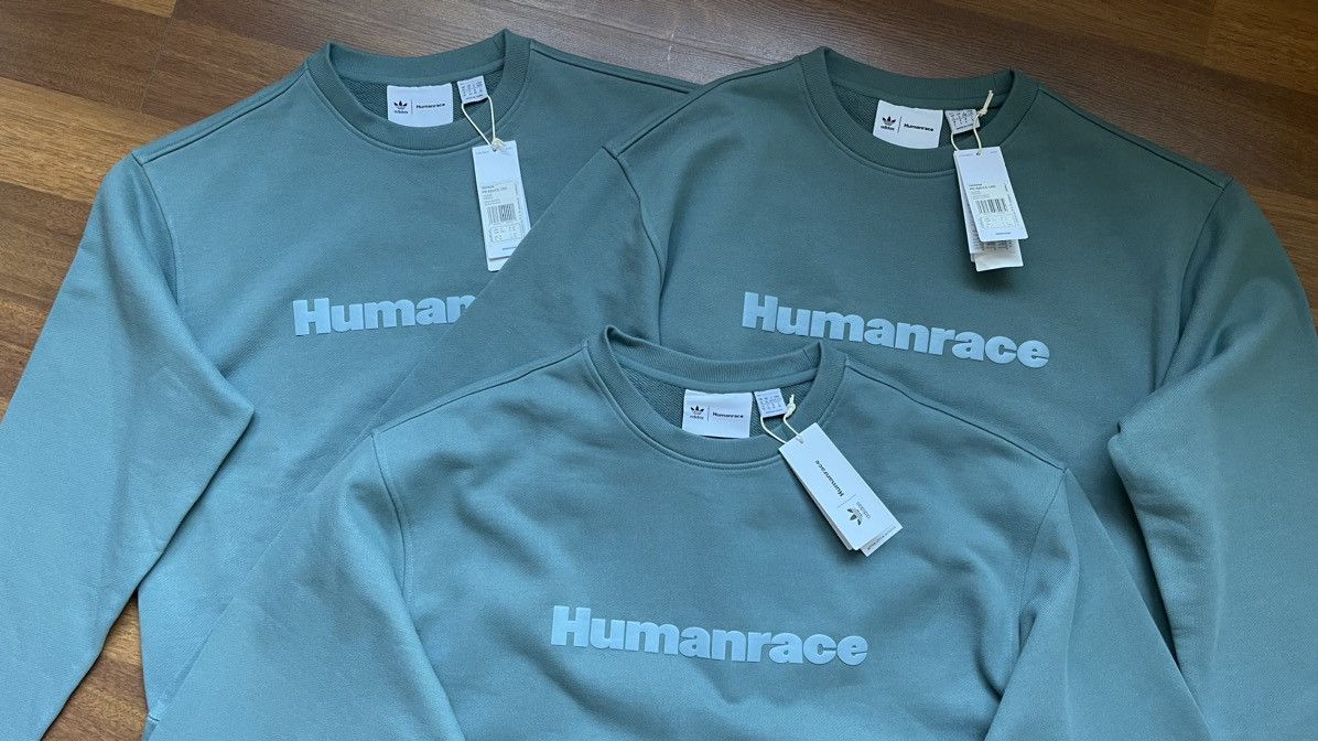 Adidas × Pharrell ADIDAS x PHARRELL WILLIAMS BASICS CREW SWEATSHIRT SIZE “XL” Size US XL / EU 56 / 4 - 2 Thumbnail