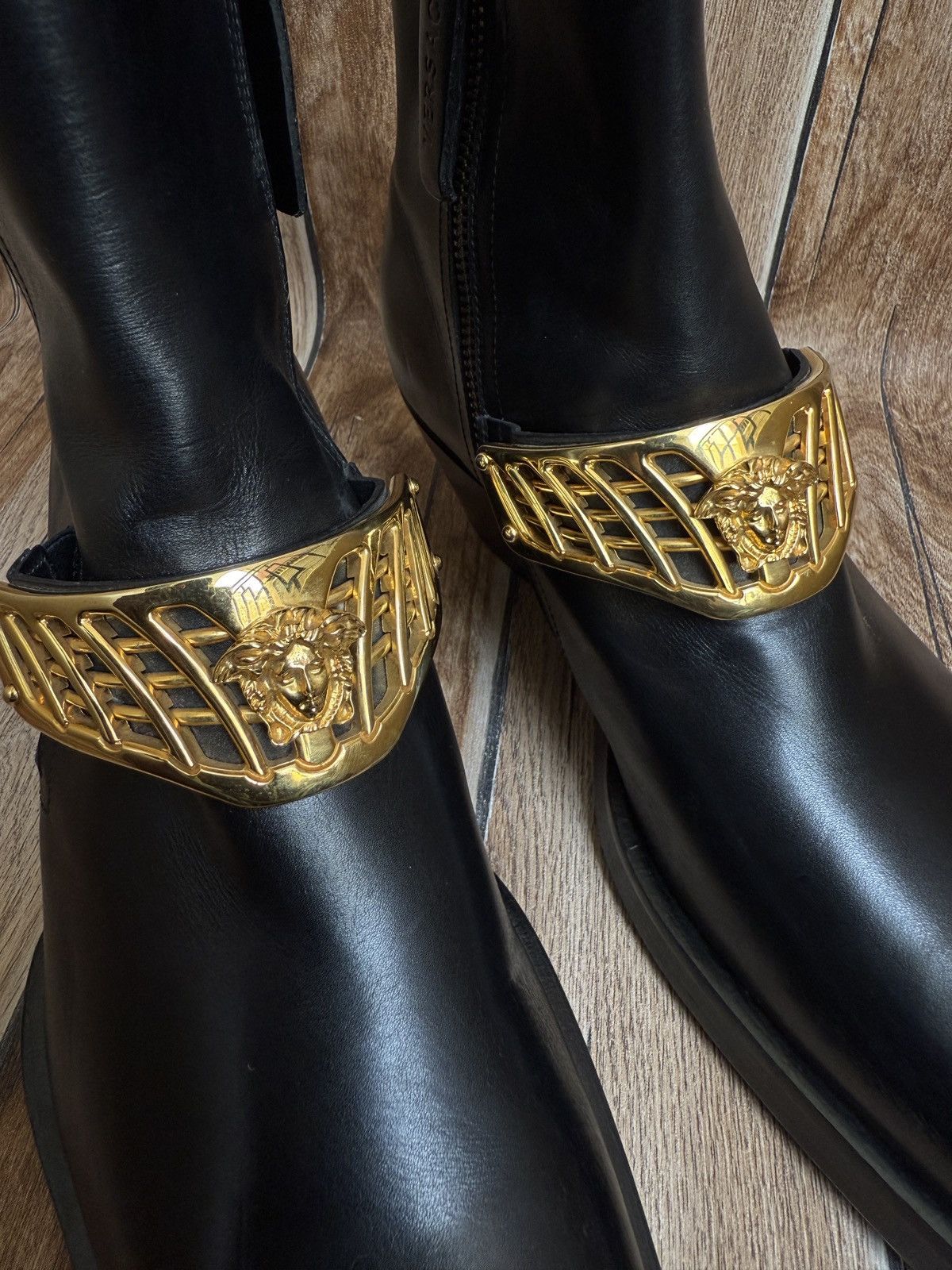 Versace 🔥🔥fw14 Western cowboy boots Size US 7.5 / EU 40-41 - 11 Thumbnail