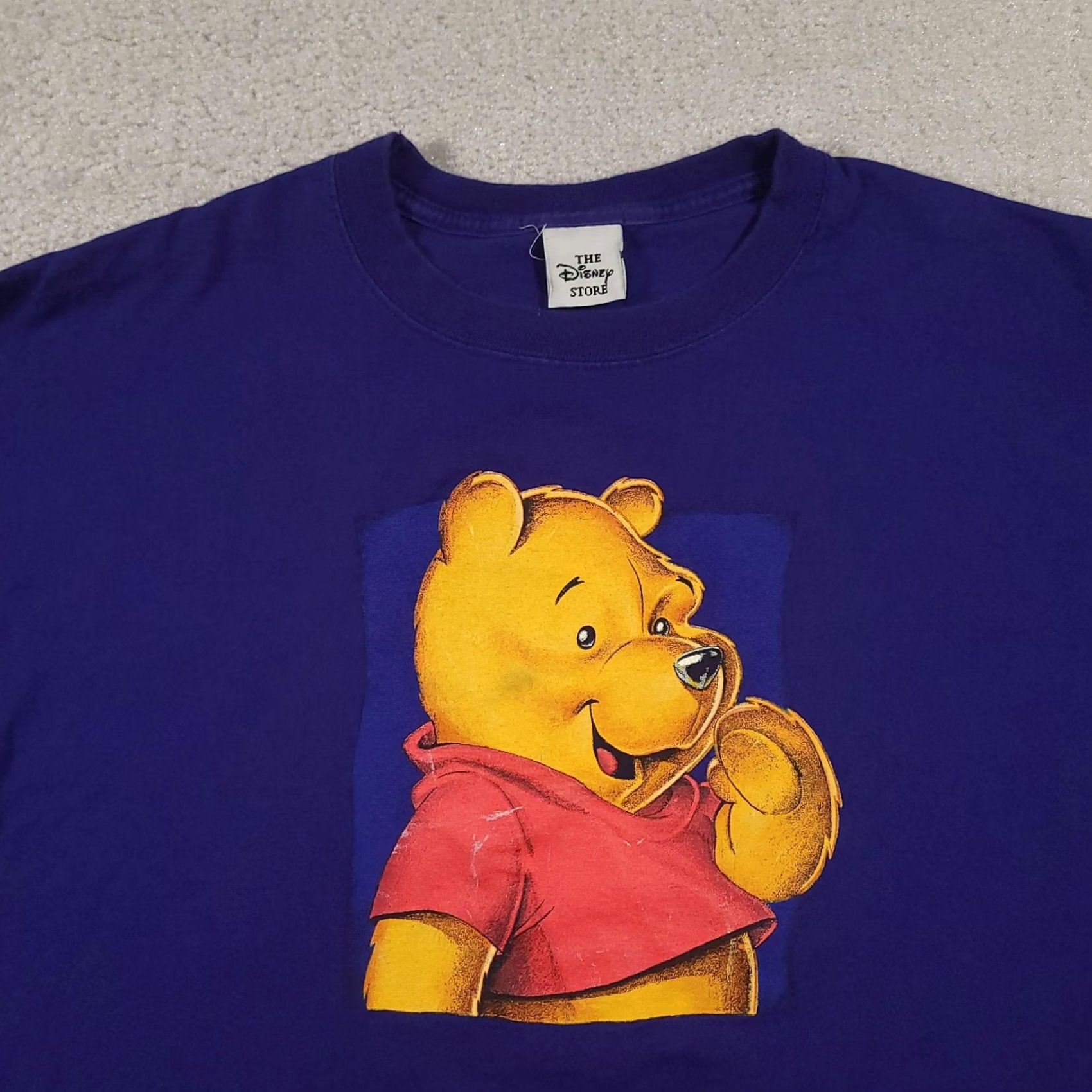 Disney VINTAGE Disney Winnie the Pooh Shirt Mens XL Purple Disney Store 90s Size US XL / EU 56 / 4 - 3 Thumbnail