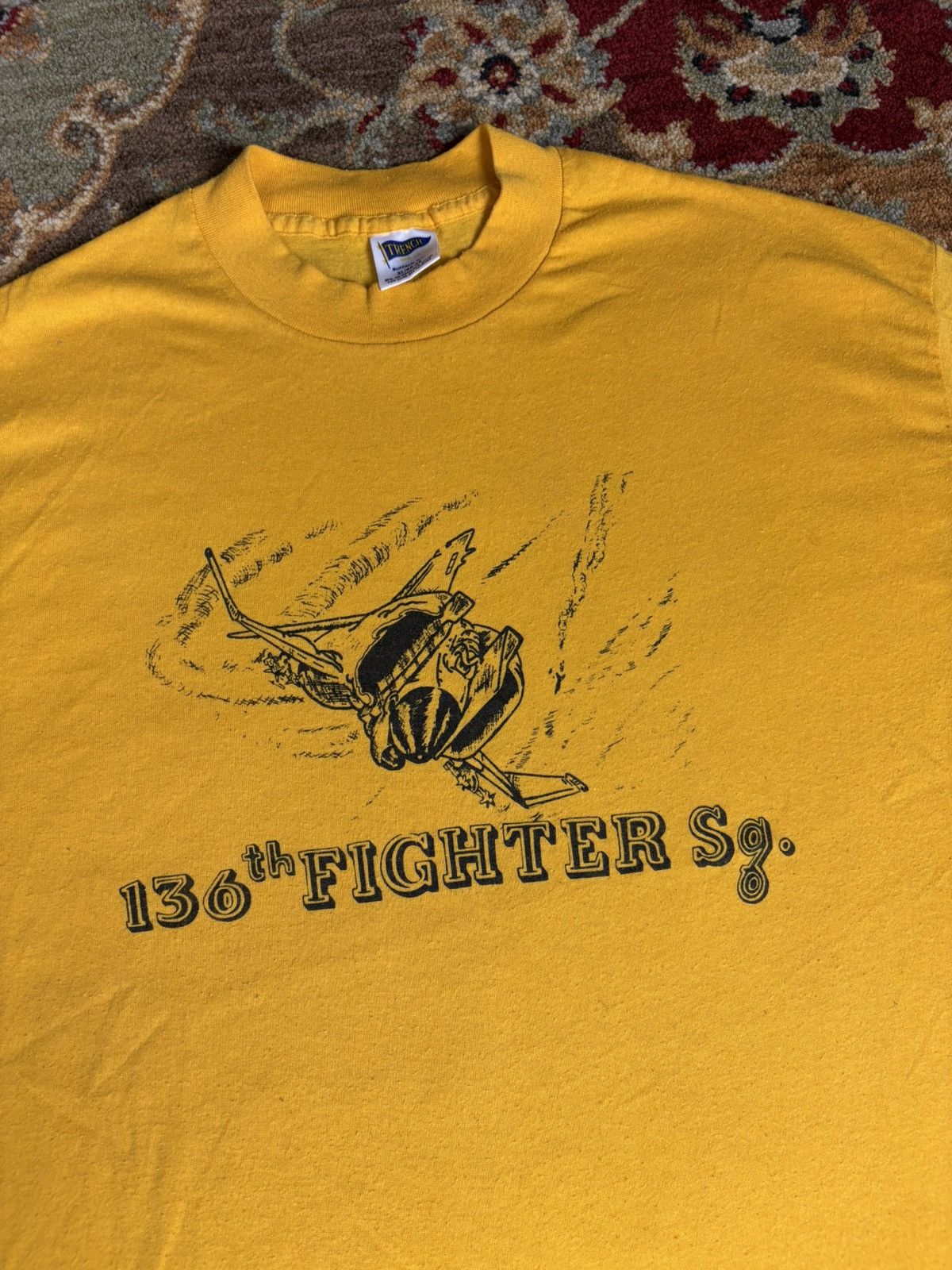American Trench × Vintage Vintage 1980s flight school Tshirt Size US XL / EU 56 / 4 - 2 Thumbnail