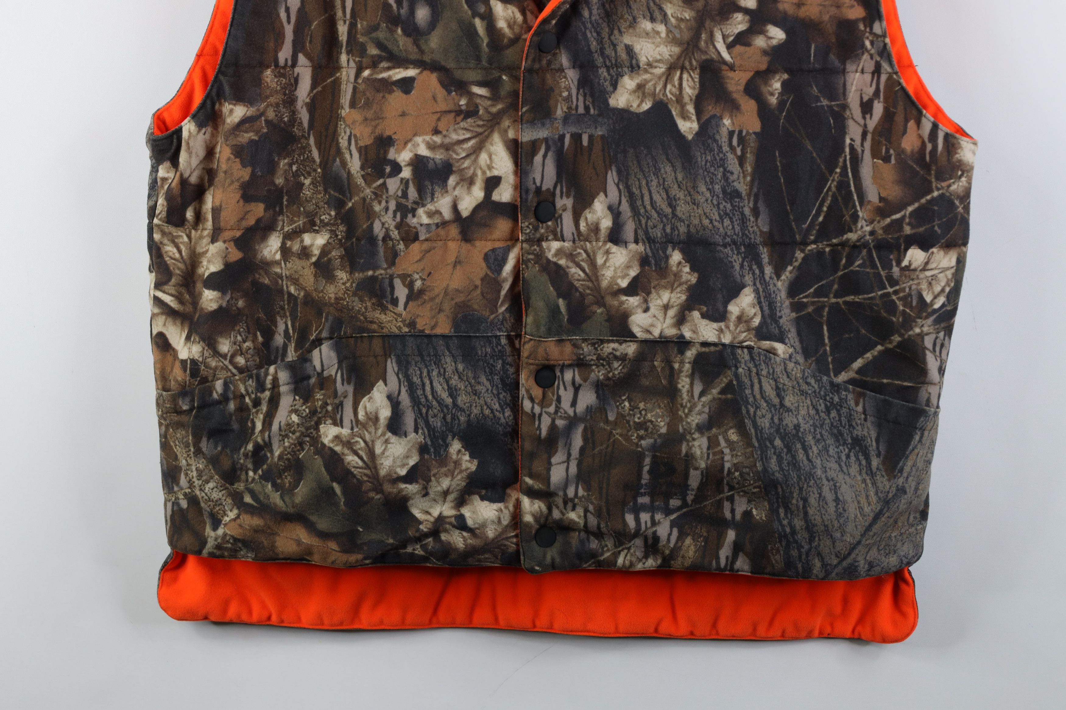 Vintage Vintage 90s Streetwear Reversible Camouflage Puffer Vest Size US L / EU 52-54 / 3 - 3 Thumbnail