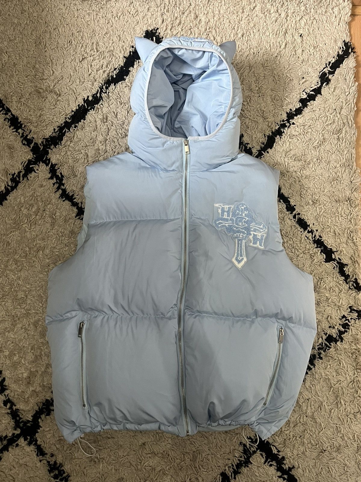 image of Heaven Can Wait Puffer in Blue, Men's (Size Medium)