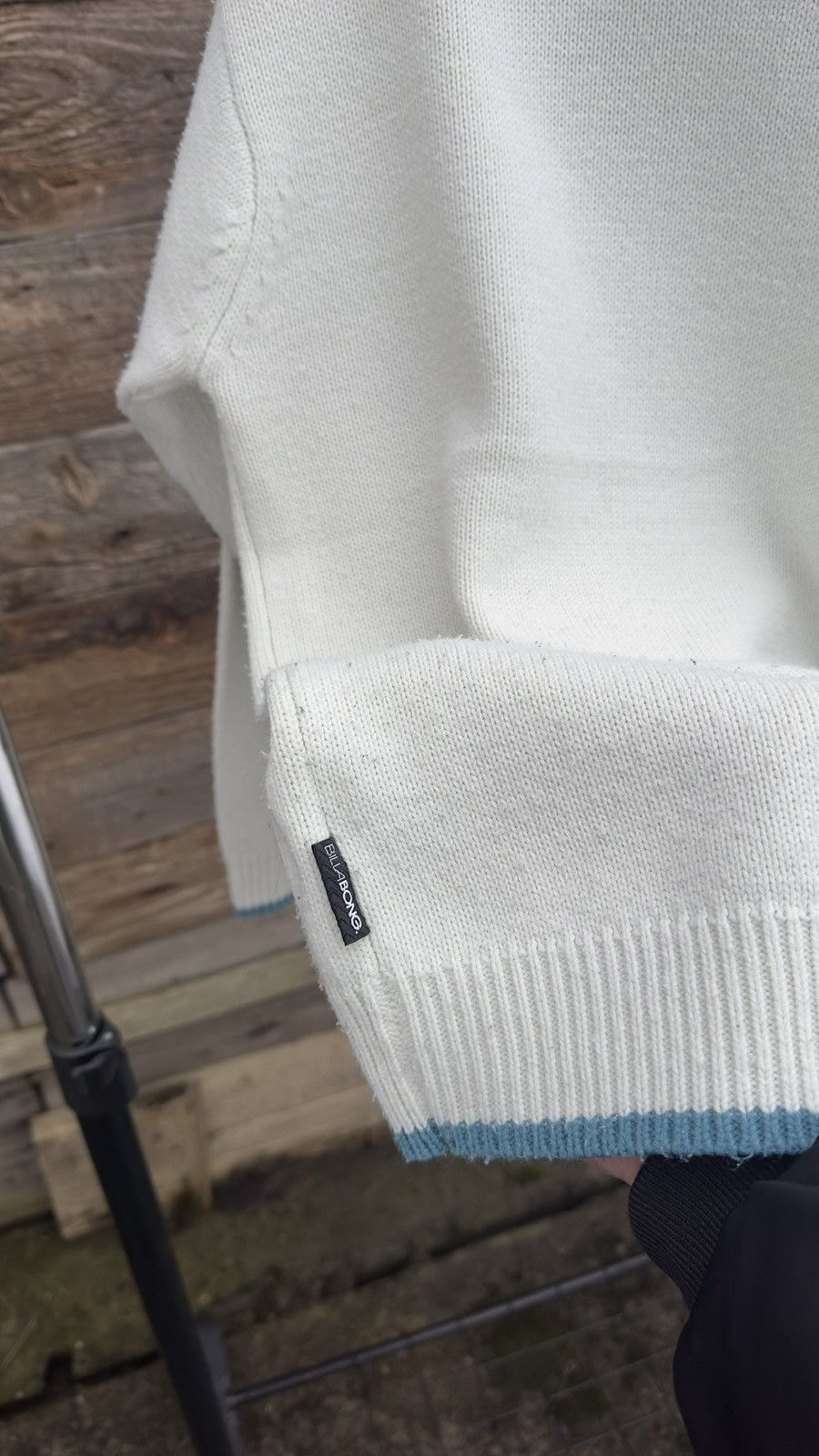 Billabong Billabong Skate Knit Pullover Jumper Sweater White Acrylic Size US M / EU 48-50 / 2 - 6 Thumbnail