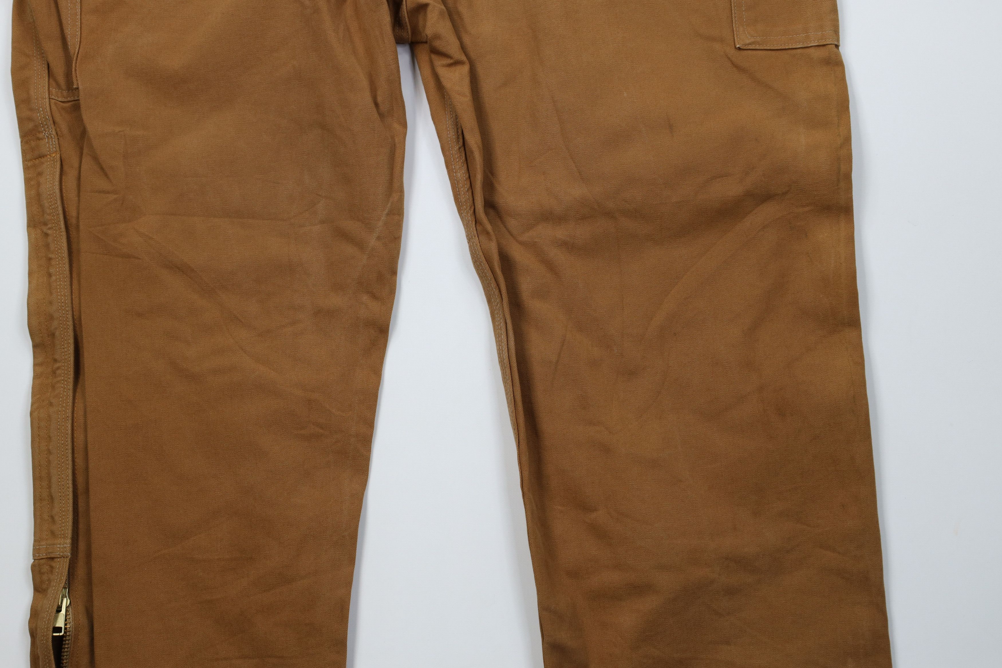 Carhartt Vintage Y2K Carhartt Canvas Wide Leg Pants Duck Brown USA Size US 44 / EU 60 - 14 Thumbnail