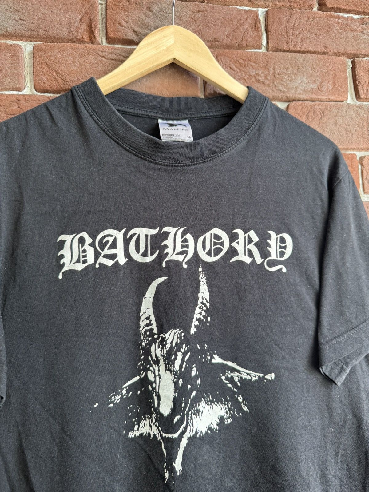 Band Tees Bathory Vintage 00s Goat Queen Black Metal Band Tee 666 Size US M / EU 48-50 / 2 - 2 Thumbnail