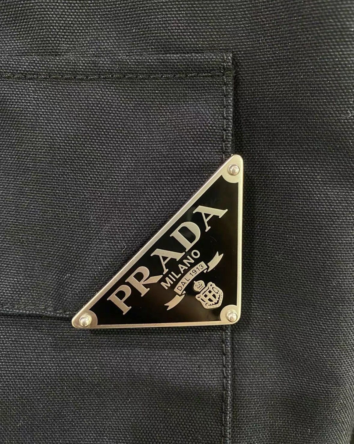 Prada Prada Black Long Sleeve Denim Jacket -2505 Size US M / EU 48-50 / 2 - 4 Thumbnail