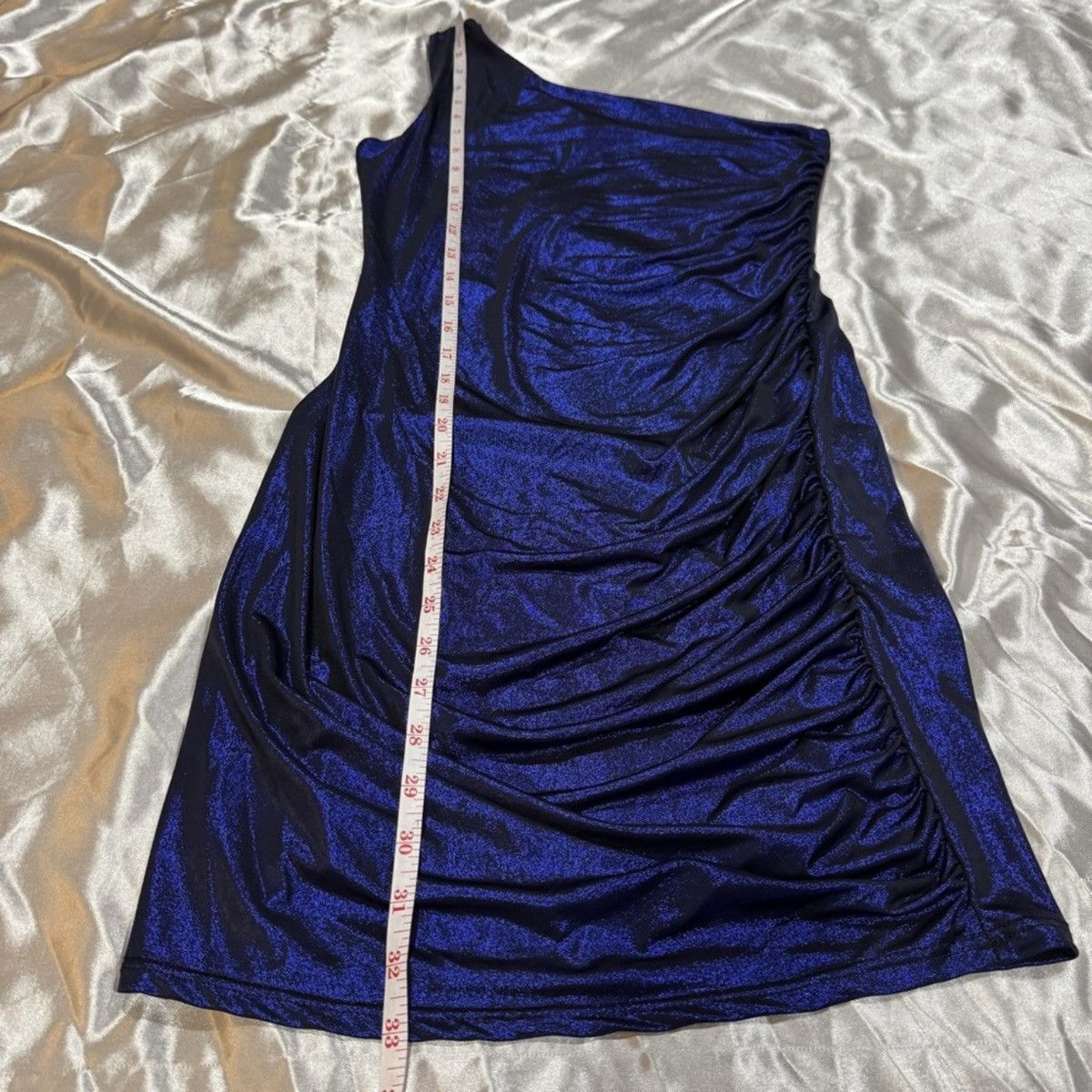Other Metallic Blue Dress Size S / US 4 / IT 40 - 3 Thumbnail