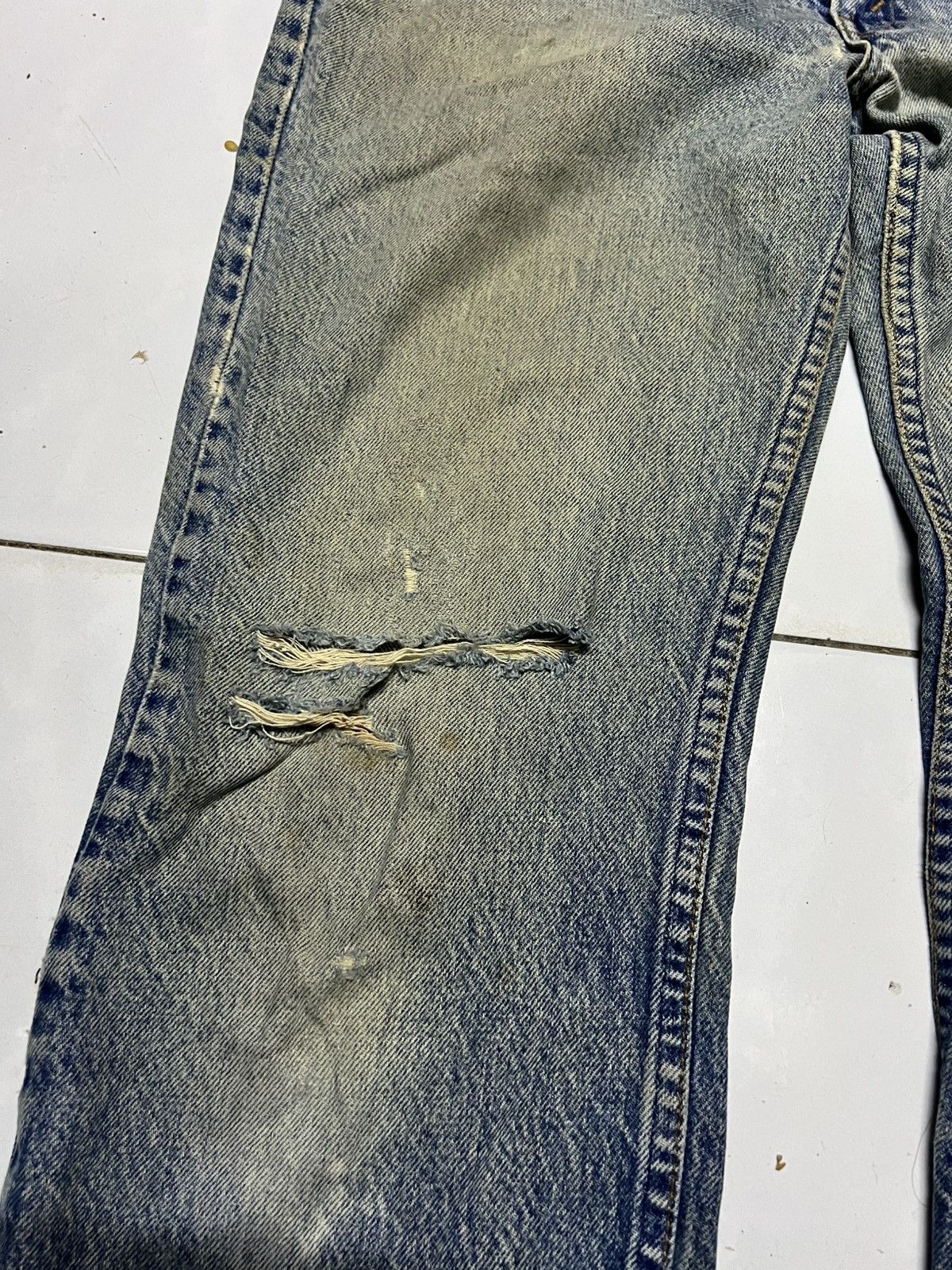 Levi's Vintage Clothing Vintage USA LEVIS 517 80’s blue jeans orange tag Size US 33 - 6 Thumbnail