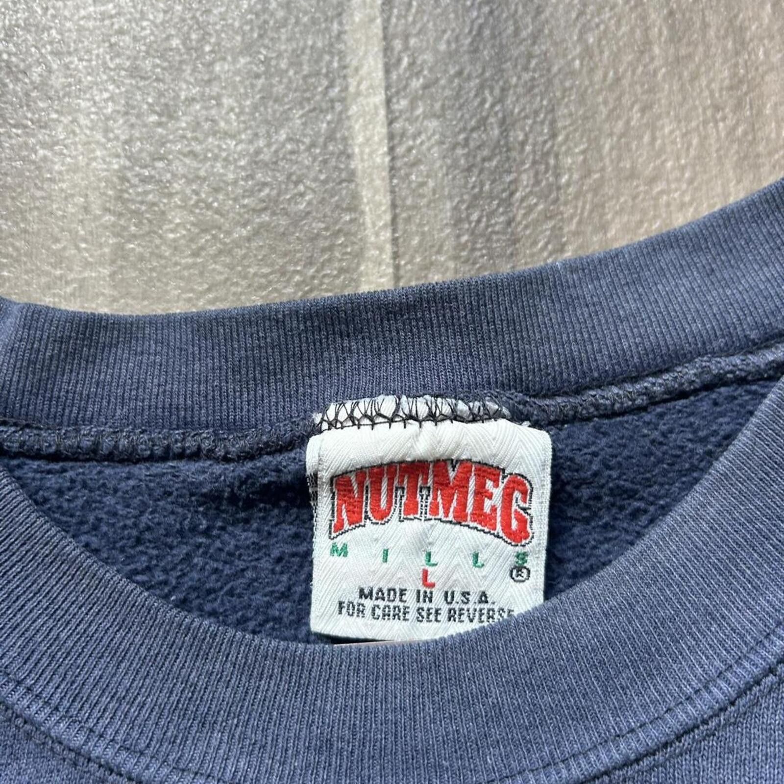 Nutmeg Vintage 90’s West Virginia Football Nutmeg Sweatshirt L Size US L / EU 52-54 / 3 - 4 Thumbnail