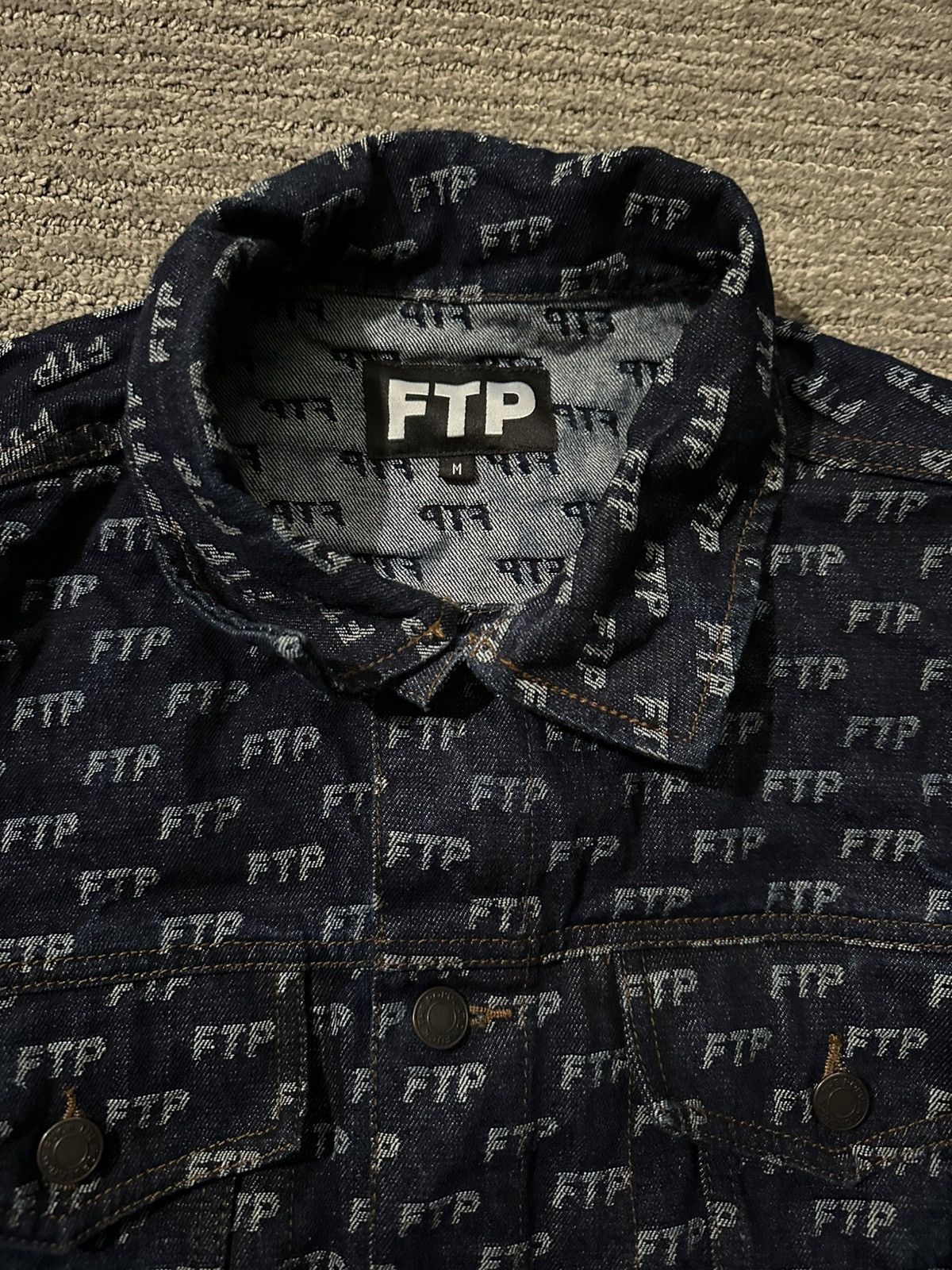 Fuck The Population Fuck the population logo denim jacket Size US M / EU 48-50 / 2 - 3 Thumbnail
