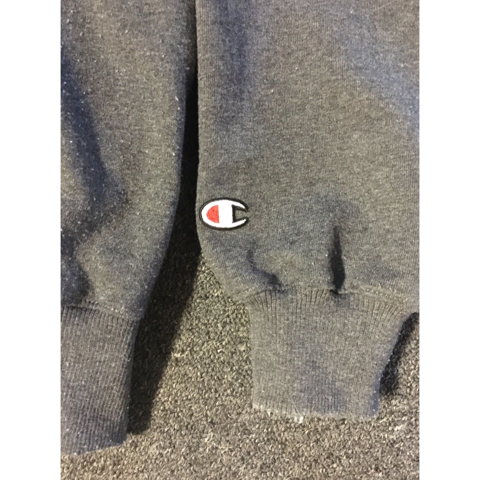 Champion VINTAGE Champion Hoodie Zip Up L Gray Men 90s Sports Grunge USA Baseball Football Running Gym Workout Logo Modern Classic Size US L / EU 52-54 / 3 - 2 Thumbnail