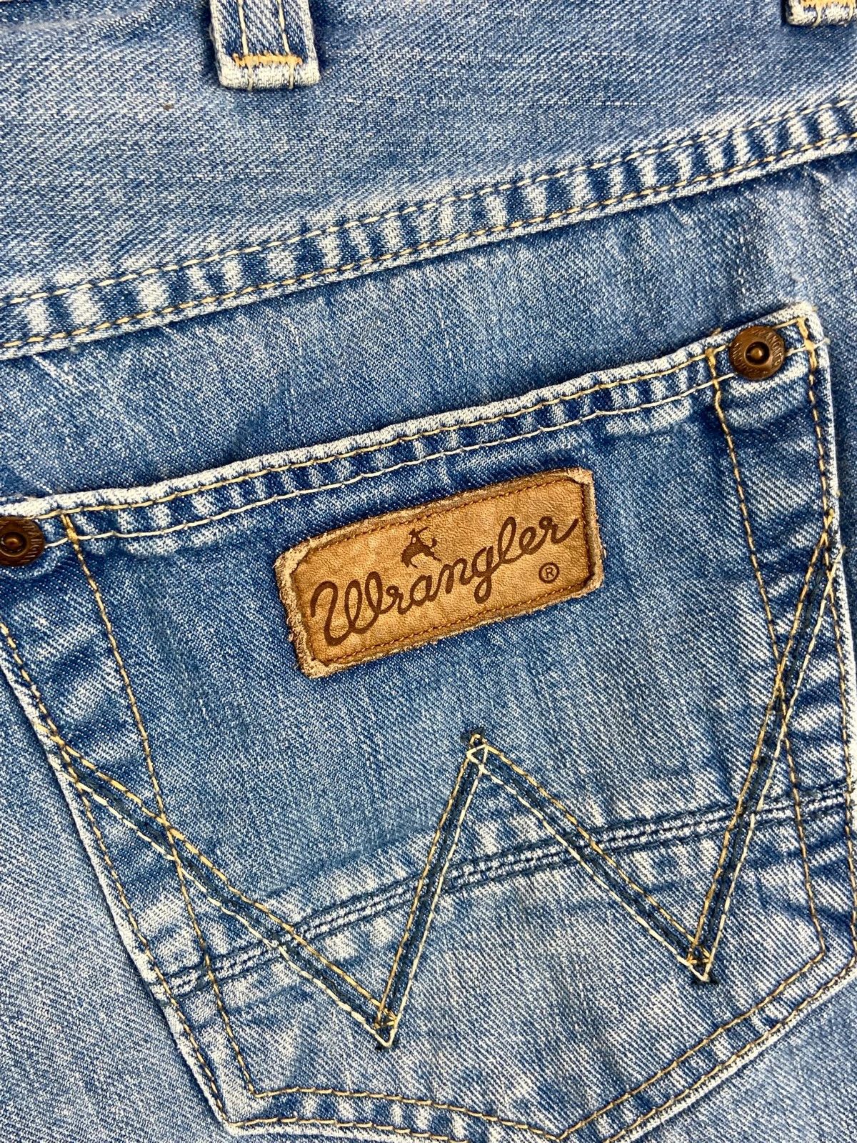 Wrangler Wrangler Blue Denim Jeans M Vintage Straight Size US 34 / EU 50 - 5 Thumbnail