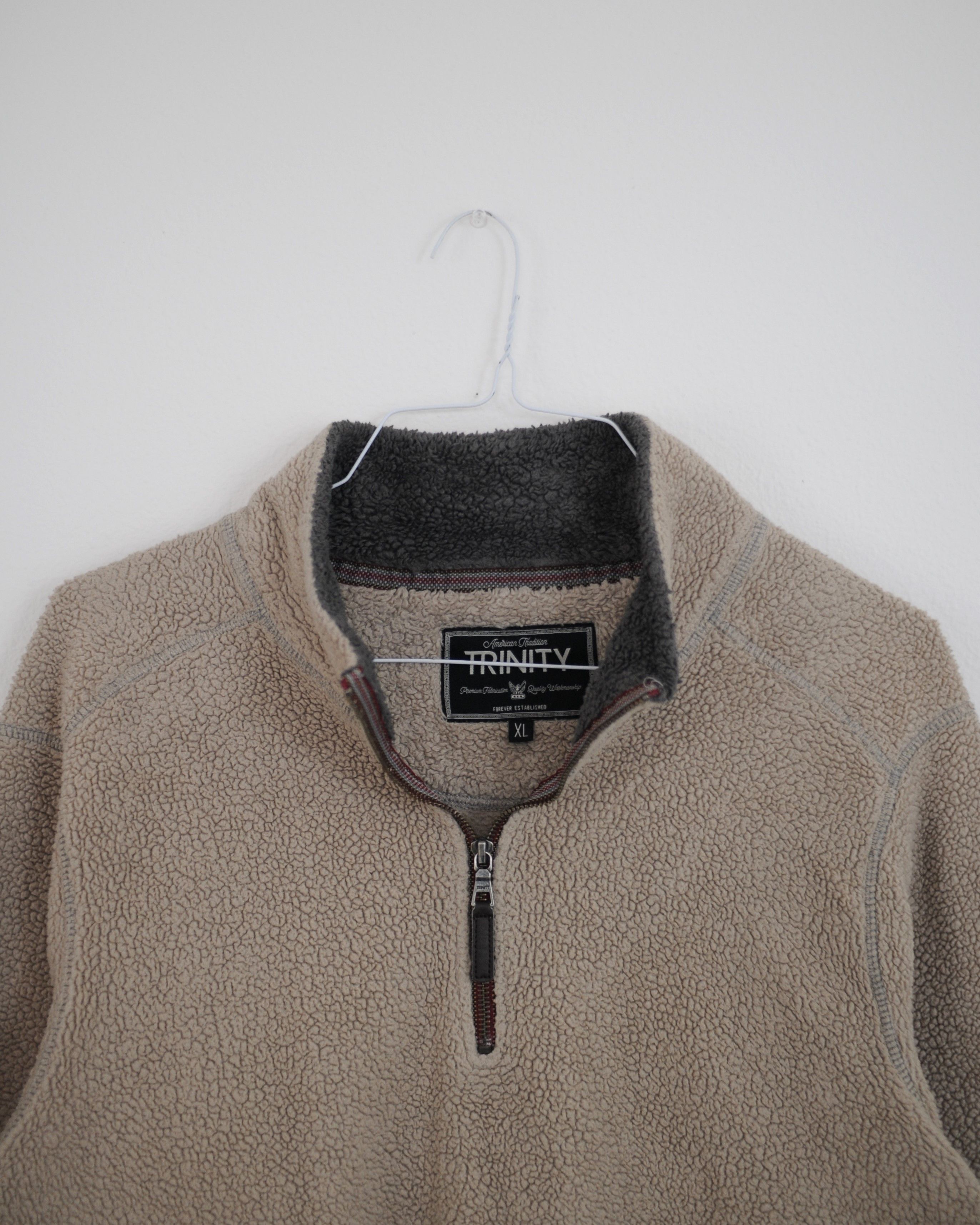 Trinity The Label American Tradition Trinity Sherpa Quarter-zip Size US XL / EU 56 / 4 - 3 Thumbnail