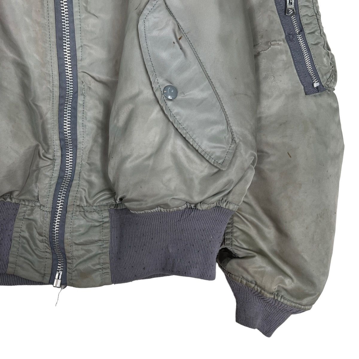 Alpha Industries 🔥 RIOT VINTAGE ALPHA REVERSIBLE BOMBER JACKET MADE IN USA Size US L / EU 52-54 / 3 - 5 Thumbnail