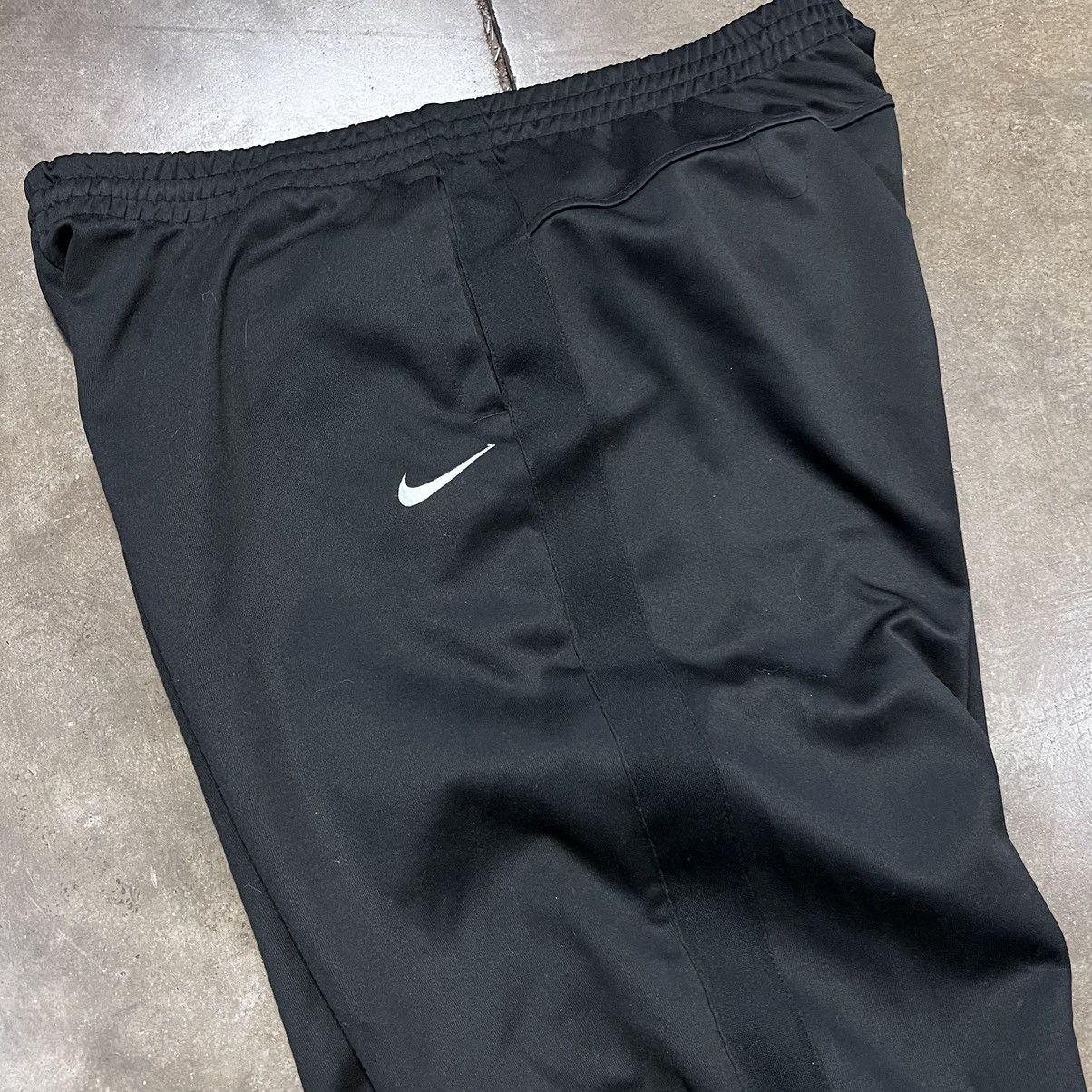 Nike × Vintage Vintage Nike Mini Swoosh Sweatpants Wide Leg Baggy Drill Y2K Size US 36 / EU 52 - 8 Thumbnail