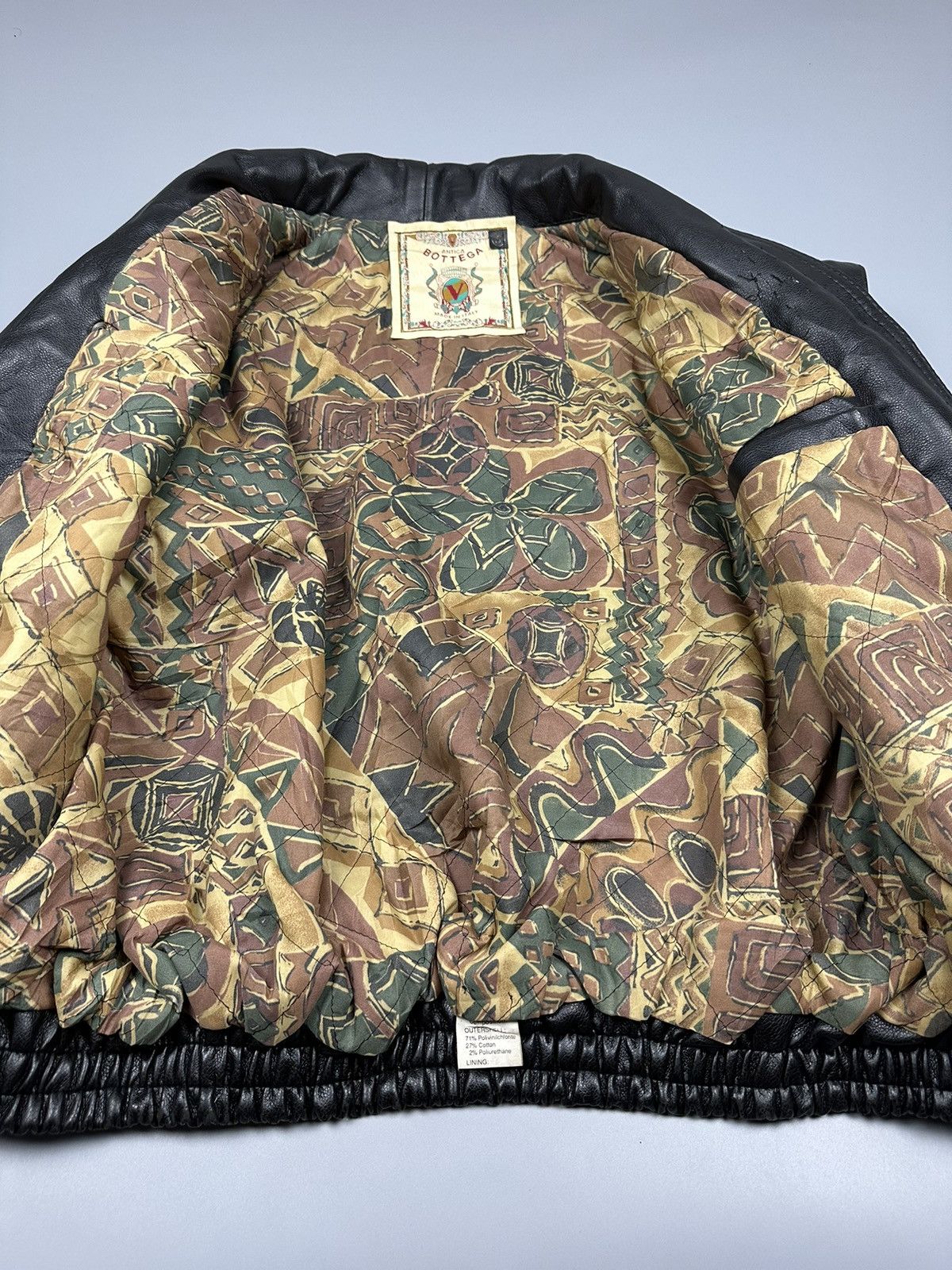 Vintage 🔥Rare Sick🔥Vintage Bottega Soft Leather Jacket Size US L / EU 52-54 / 3 - 14 Thumbnail