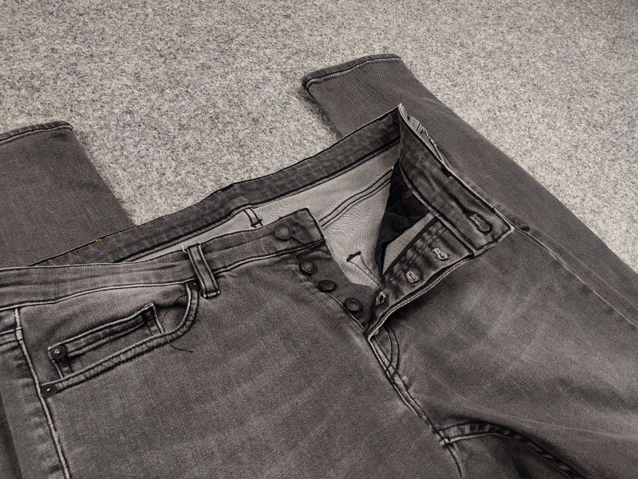 Zadig & Voltaire Zadig & Voltaire Design Slim Gray Denim Jeans Size US 31 - 13 Thumbnail