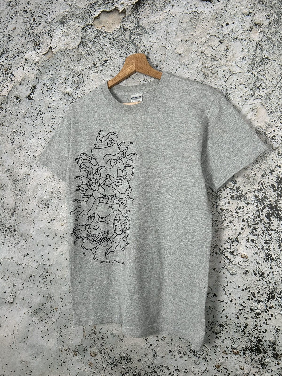 Vintage Vintage Peter Althoff Tattoo Graphic Tee Streetwear Grunge Size US S / EU 44-46 / 1 - 2 Thumbnail