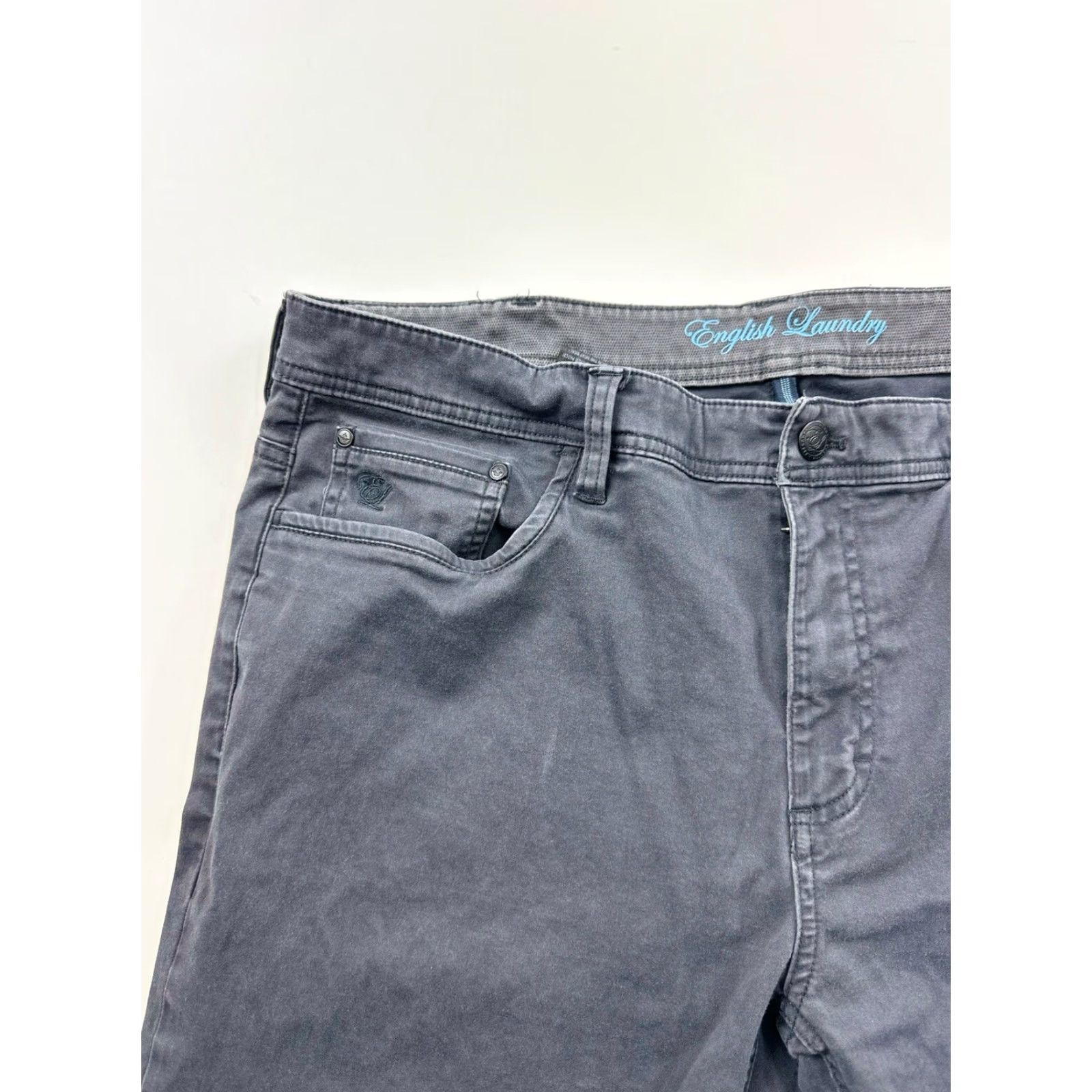 English Laundry English Laundry Jeans Men 5-Pocket Design Blue Pants Regular Fit 38 Waist 31 Inseam Size US 38 / EU 54 - 3 Thumbnail