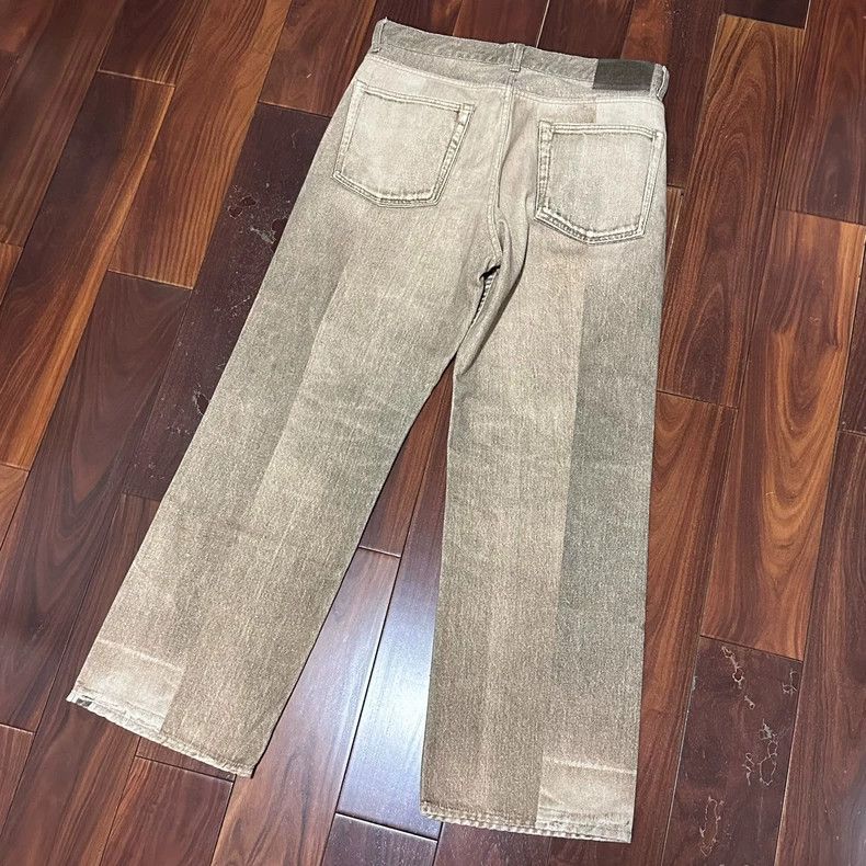 Our Legacy Our LegacyThird Cut Digital Dual Sand Denim Size US 31 - 3 Thumbnail