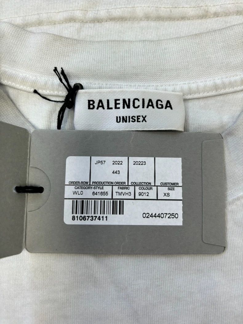 Balenciaga Balenciaga Solid monogrammed crewneck casual short sleeve Size US XS / EU 42 / 0 - 4 Thumbnail