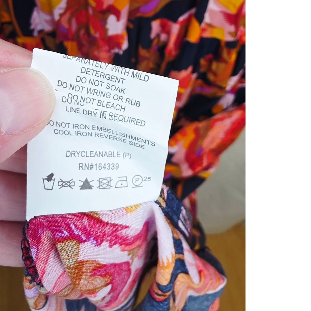 Other Petal & Pup Floral Midi Dress Womens Medium Belted boho Size M / US 6-8 / IT 42-44 - 10 Thumbnail