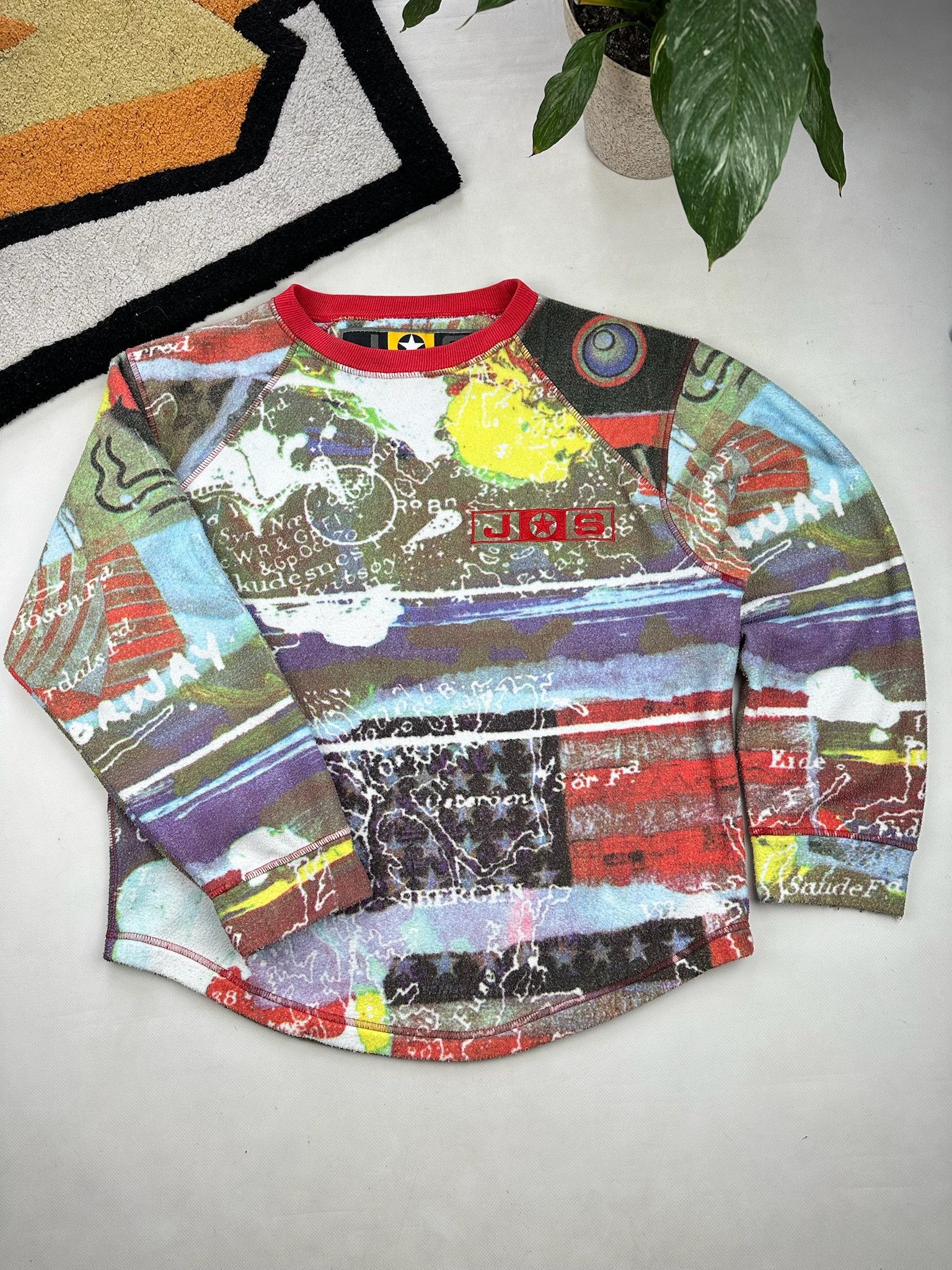JET SET JET SET VINTAGE longsleeve acid psychedelic drugs lsd usa Size US M / EU 48-50 / 2 - 12 Thumbnail