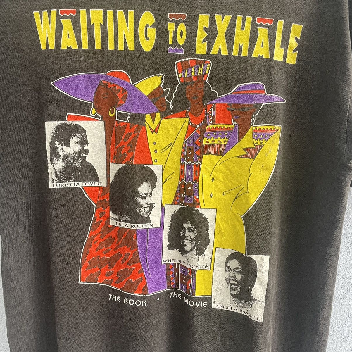 Rap Tees × Vintage Vintage 90s waiting to exhale whitney houston movie tee Size US XL / EU 56 / 4 - 4 Thumbnail