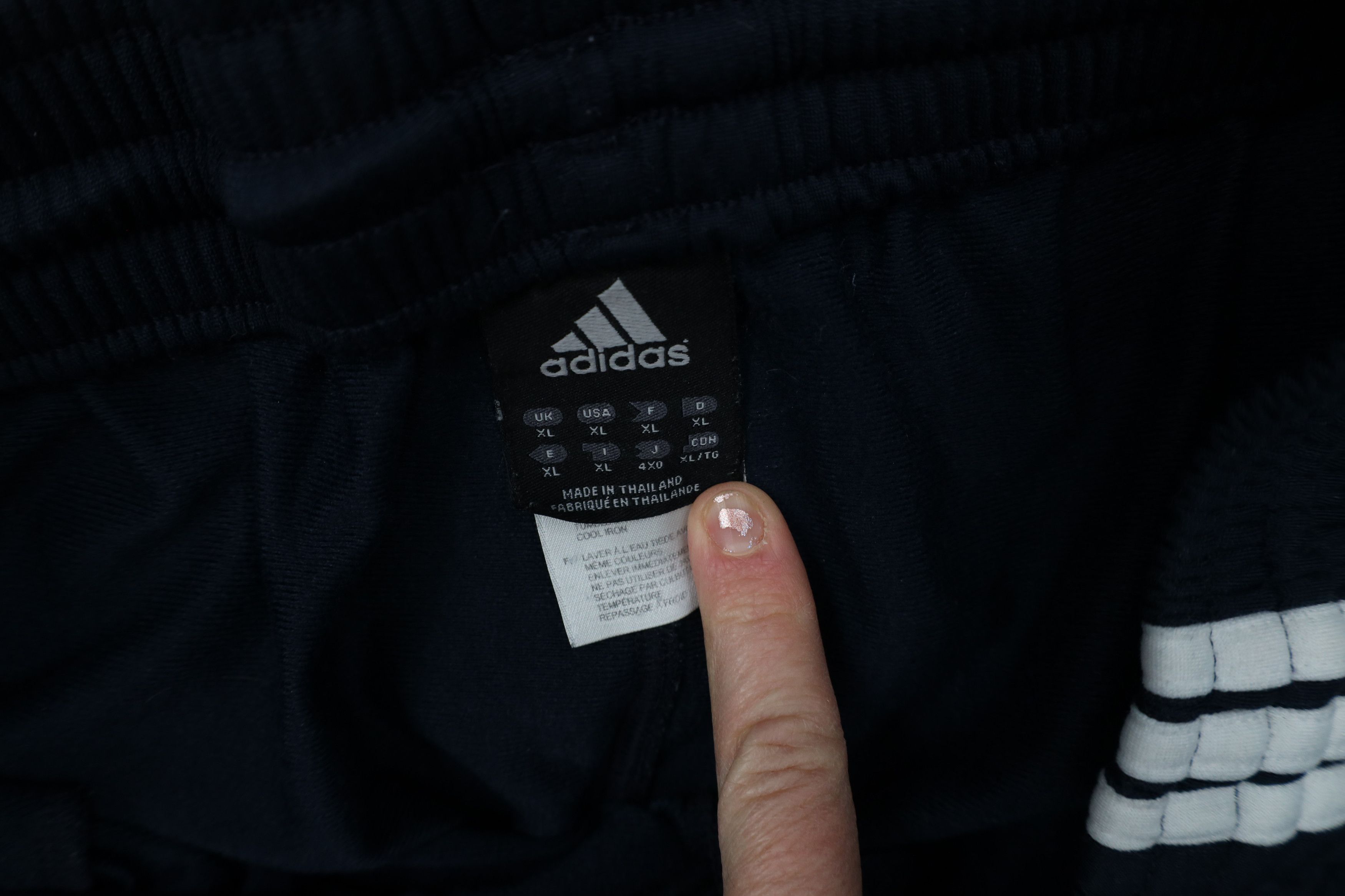 Adidas Vintage Y2K Adidas Wide Leg Sweatpants Pants Navy Blue Size US 38 / EU 54 - 7 Thumbnail