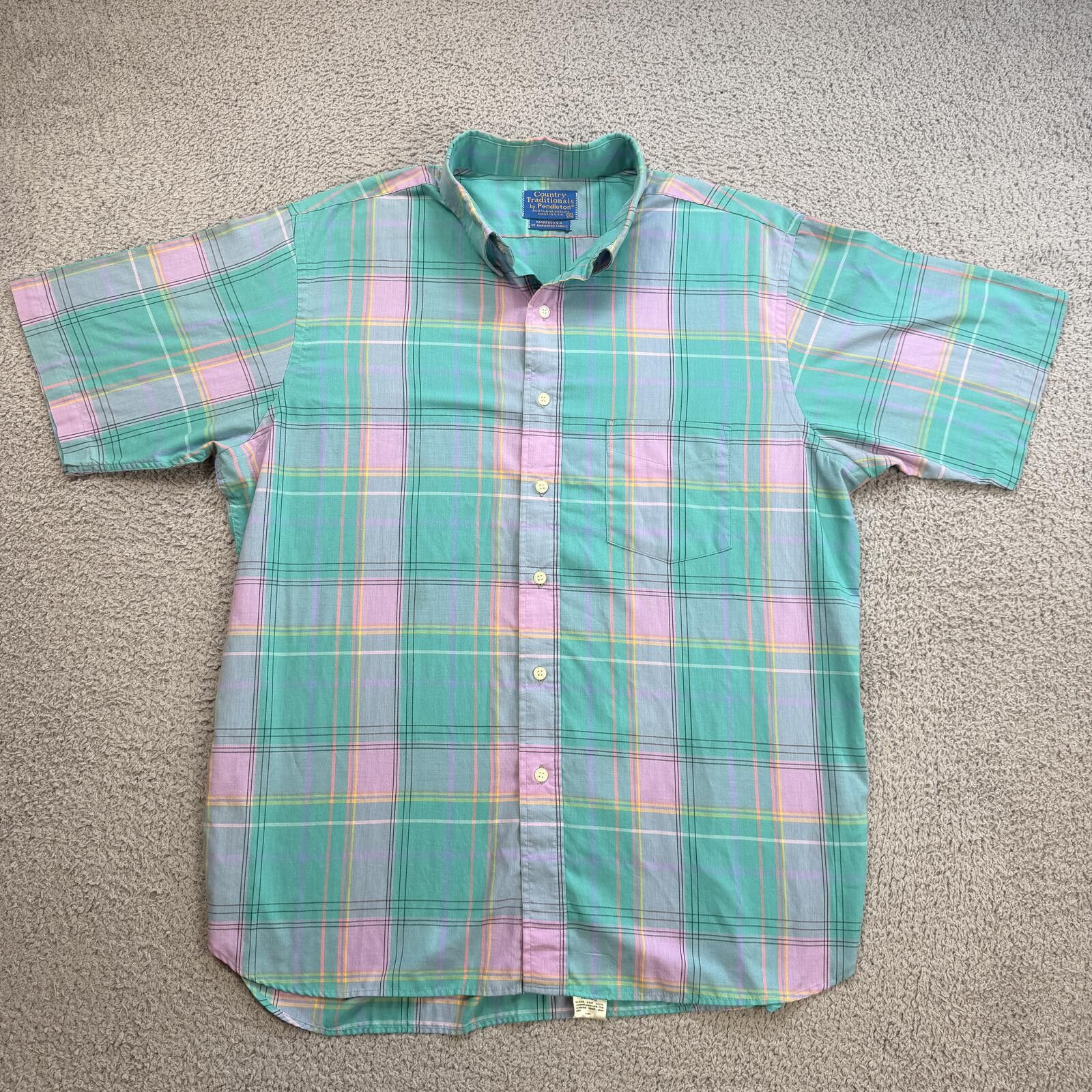 Pendleton Pendleton Country Traditionals Plaid Button Up Shirt XL Size US XL / EU 56 / 4 - 1 Thumbnail