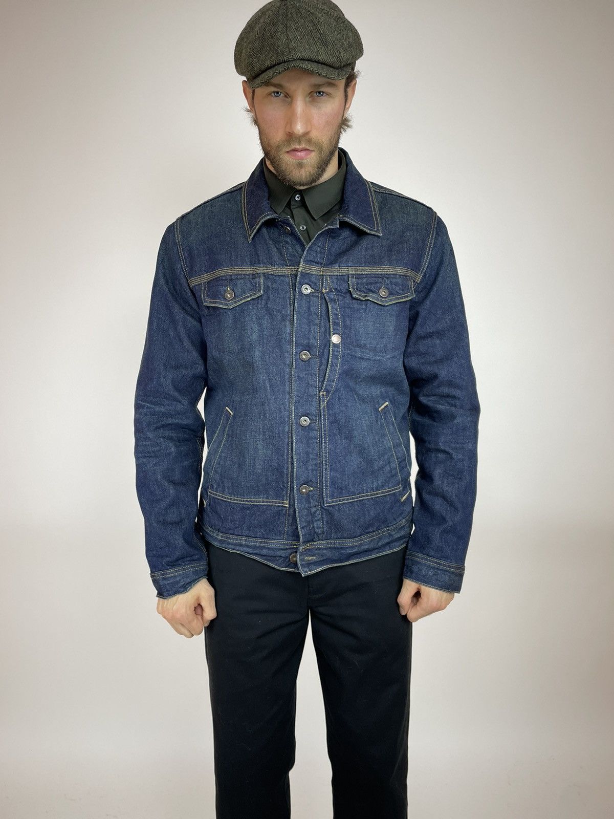 Timberland Timberland Denim Sherpa Jacket Mens size XL Size US XL / EU 56 / 4 - 1 Thumbnail